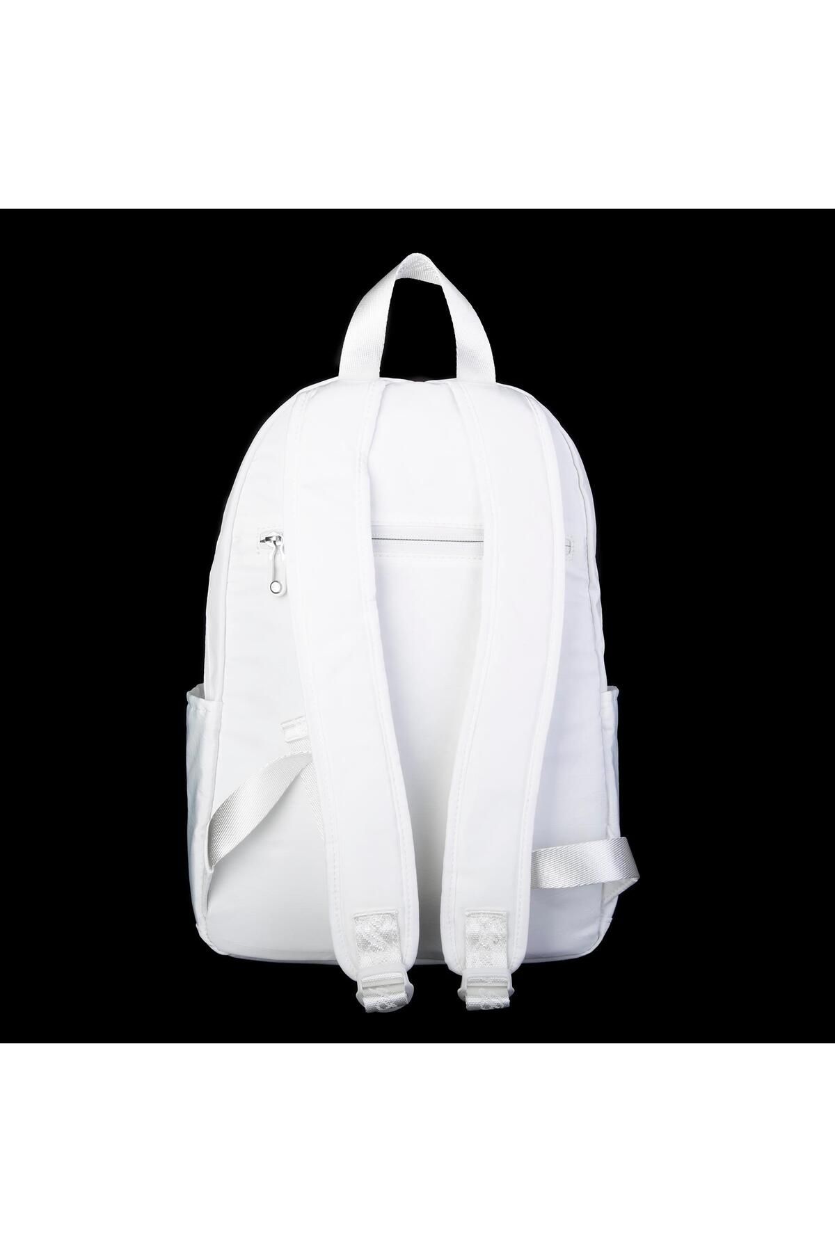 Nas Bag-Rucsac alb unisex, rezistent la apă, cu mai multe compartimente 2