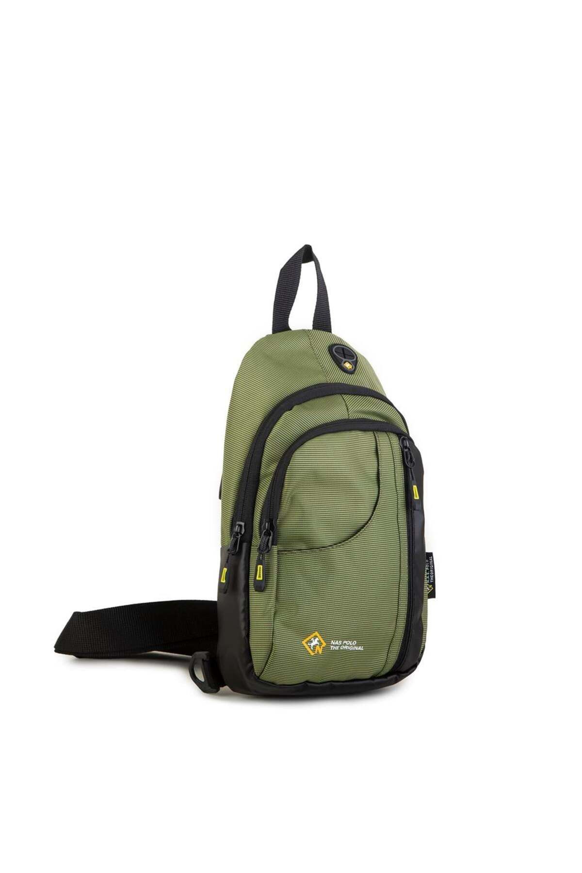 Nas Bag--nas Polo (WATERPROOF) Geantă de exterior pentru bărbați în talie și încrucișată verde kaki 1