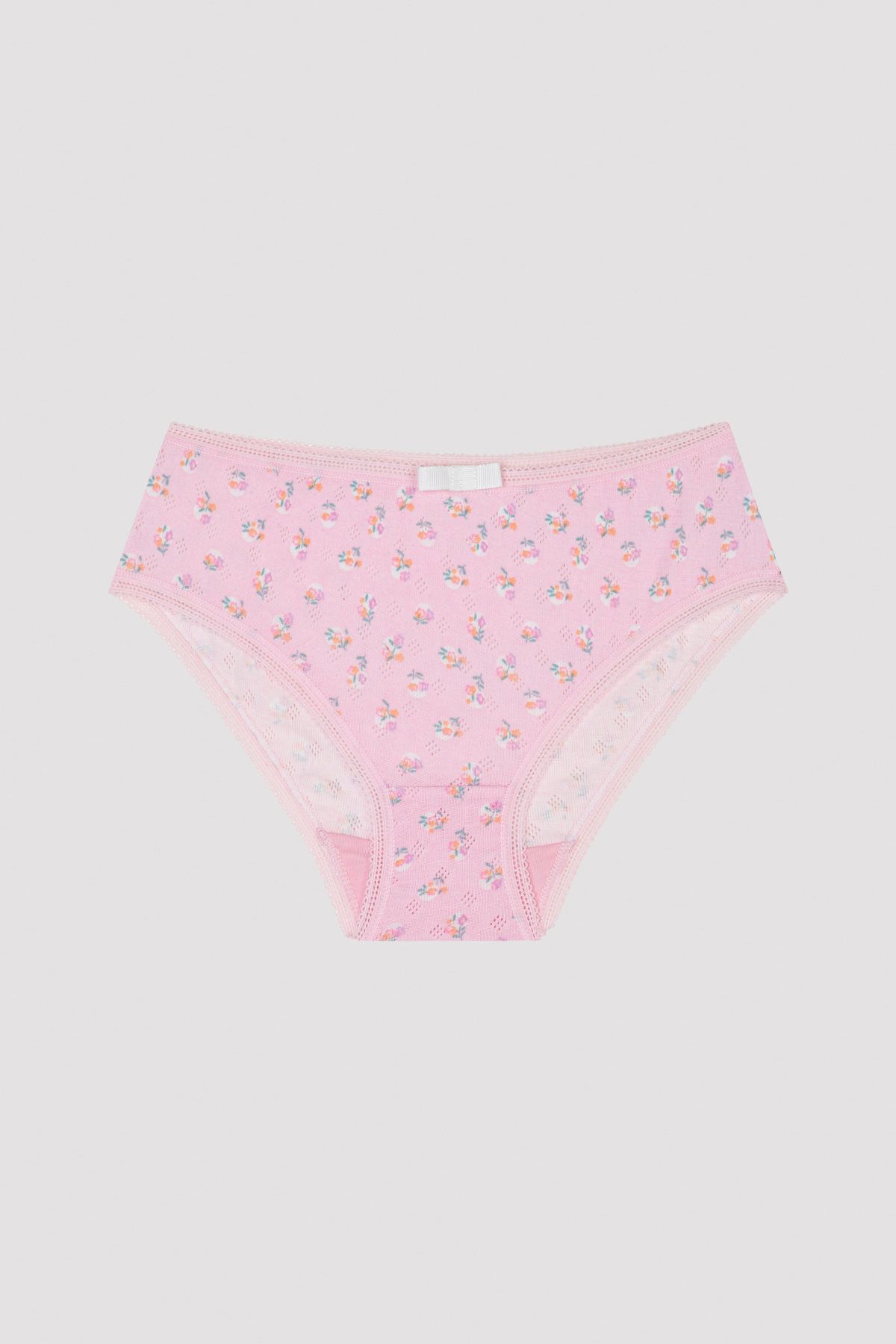 Penti-Girl's Polka Dot Floral Patterned 5-Piece Slip Panties 4