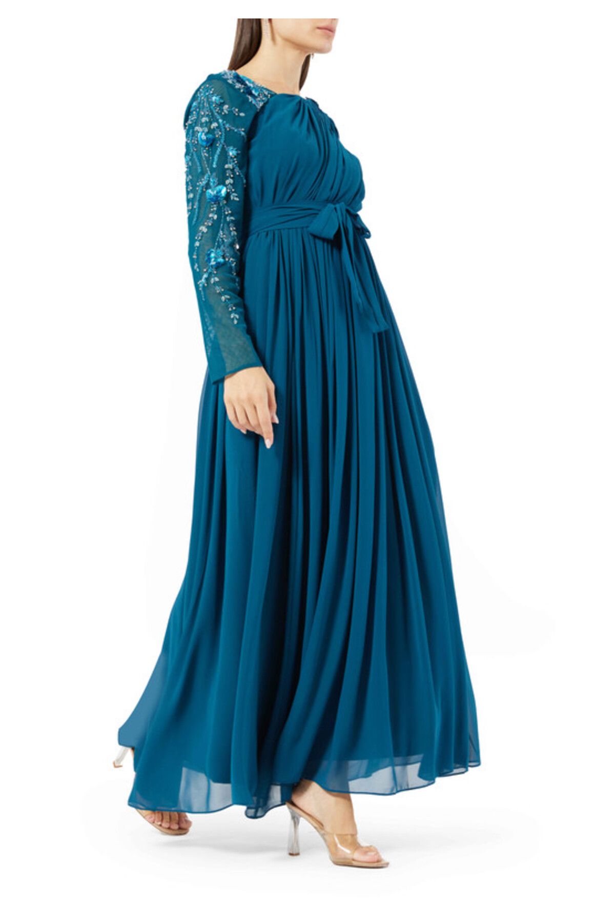 Amri-Ruched Chiffon Dress 2