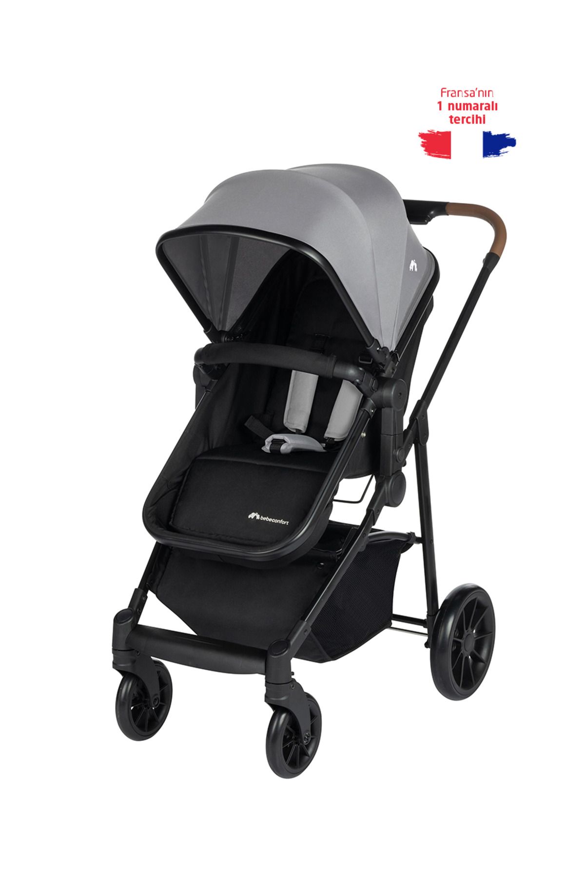 BEBE CONFORT Bebeconfort Haze Trio 3'ü 1 Arada Seyahat Sistem Bebek Araba Tinted Gray