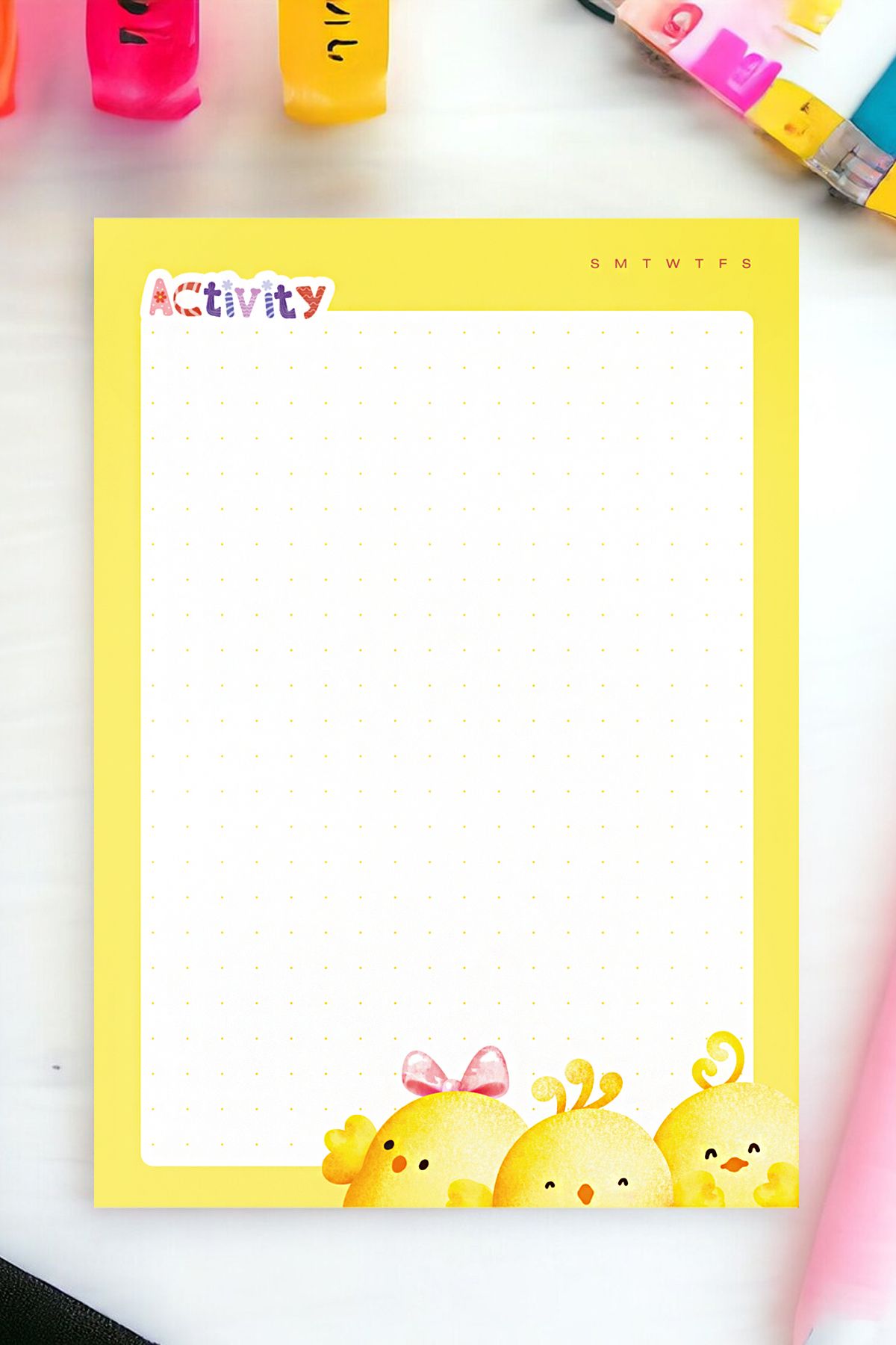 Copyder-A6 Cute Notepad 50 Sheets Notepad Memopad 3
