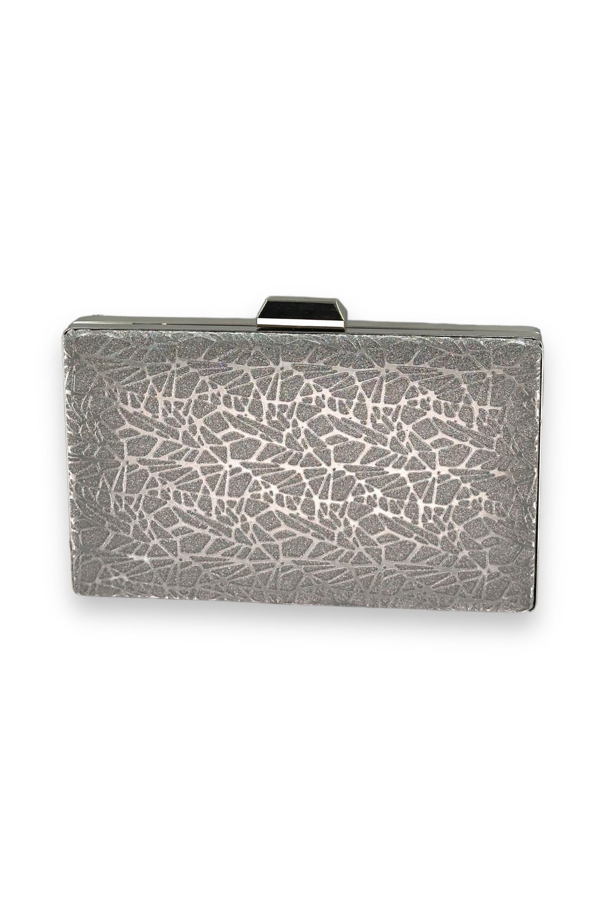 Wedding Fashion Lazer Desenli  Abiye Çanta Clutch Mezuniyet Balo Nikah Portföy