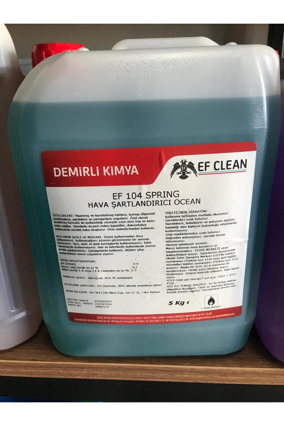 Ef Clean Hava Şartlandırıcı Ocean EF 104