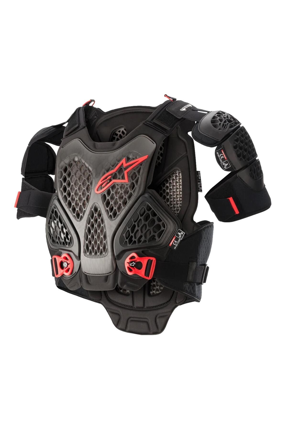 Alpinestars A-6 Üst Gövde Koruma Siyah / Kırmızı