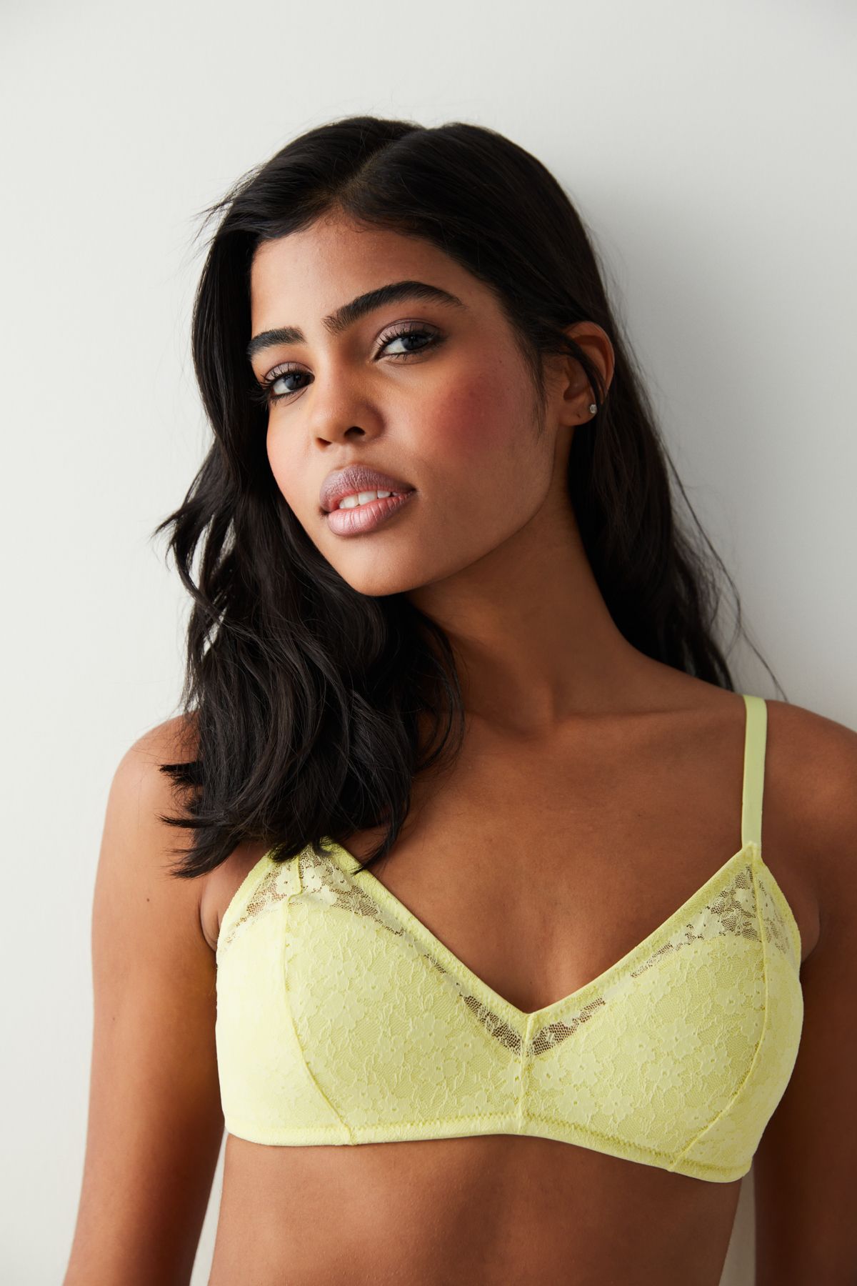 Penti-Tina Lace Lace Yellow Bra 1