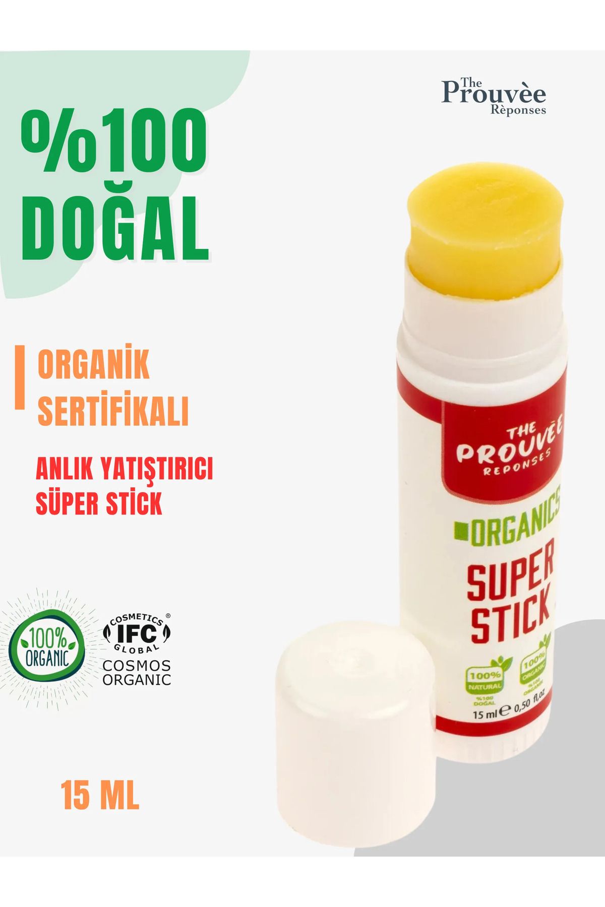 The Prouvee Reponses %100 Organik Süper Stick 15ml