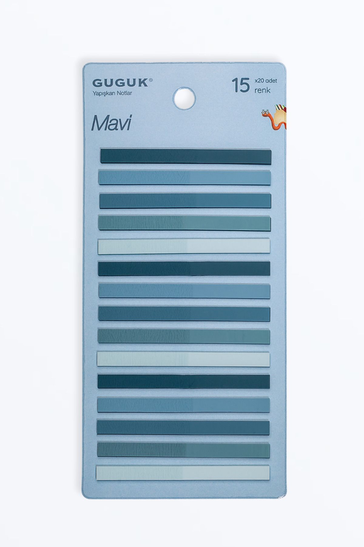 GUGUK-15 Color Blue Transparent Pet Index - Post-it Sticker (Ggk-pi005) 1