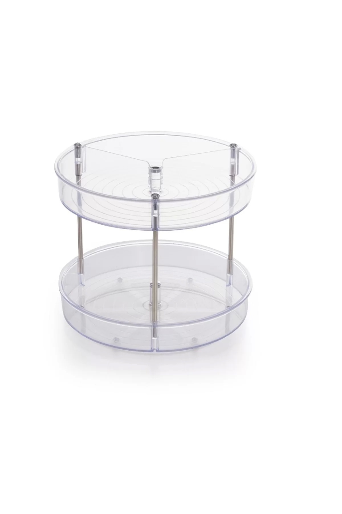 Prima Nova-Elpida Two Tier Revolving Shelf - Transparent 3