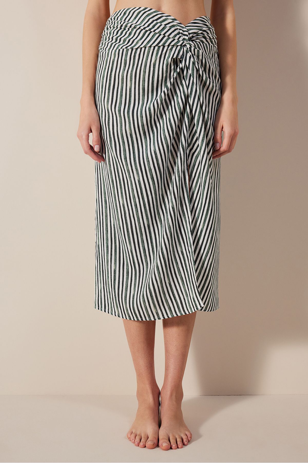 Penti-Natural Striped Skirt 2