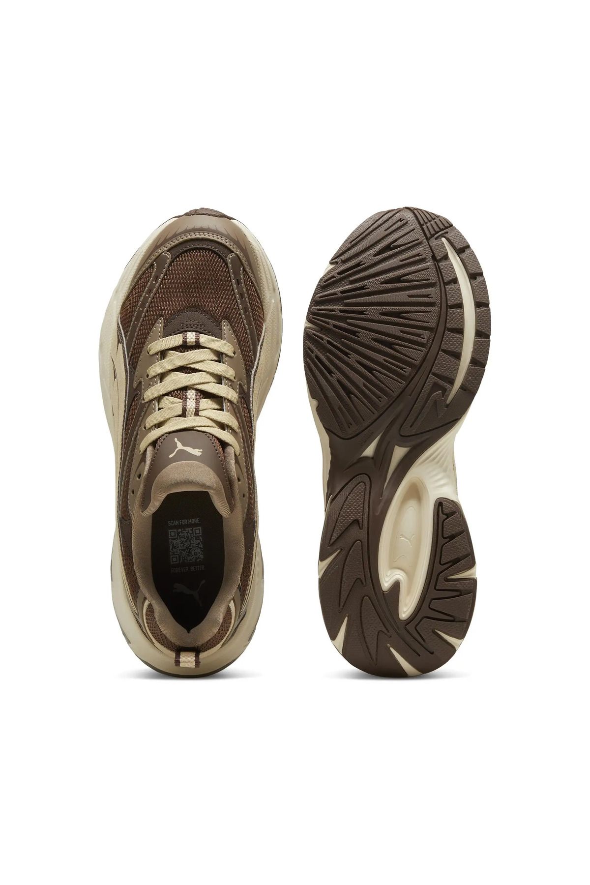 Puma-Sneakers - Brown - Flat 4