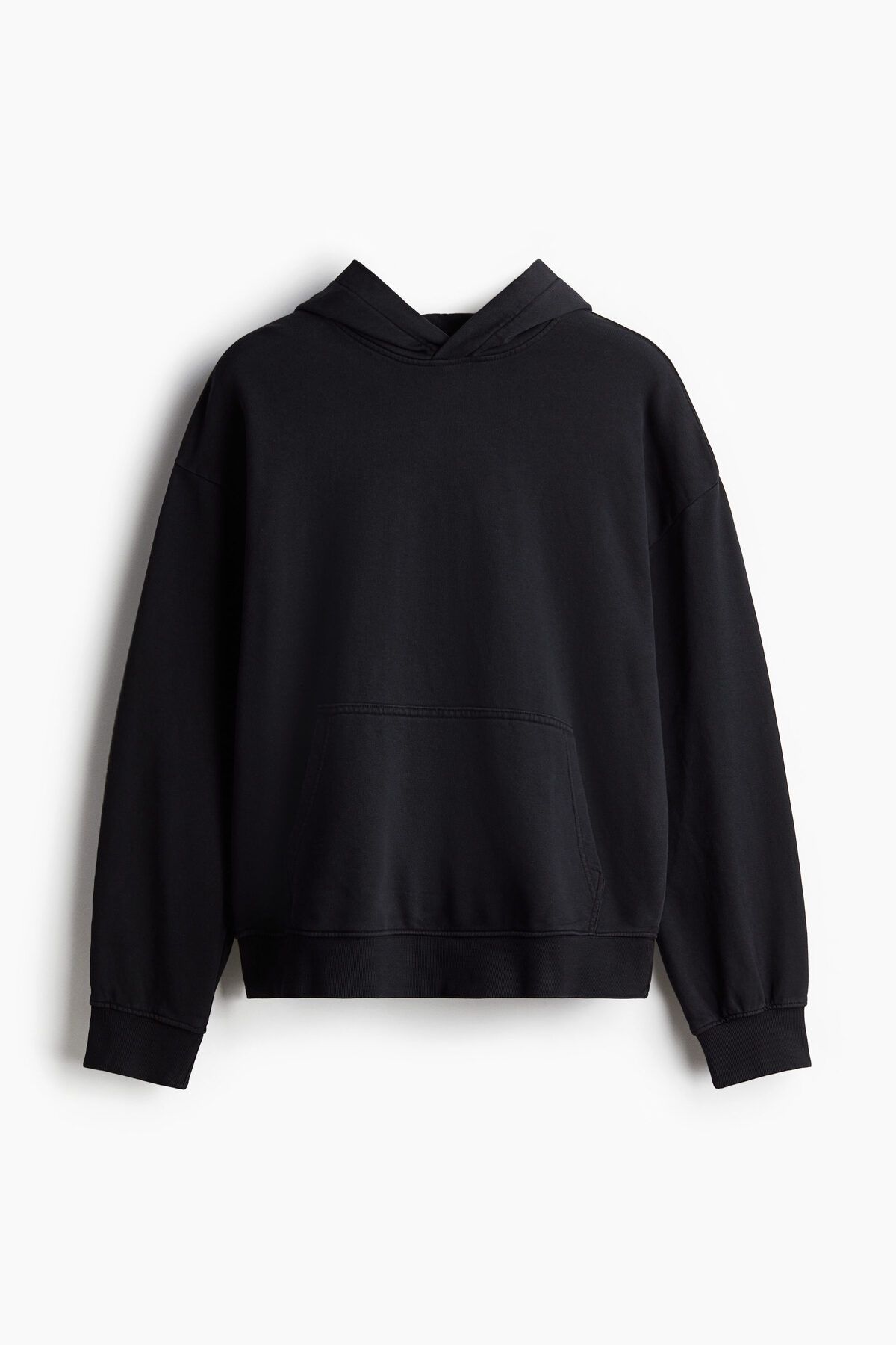 سویشرت مشکی مردانه بالا اورجینال H M H&M