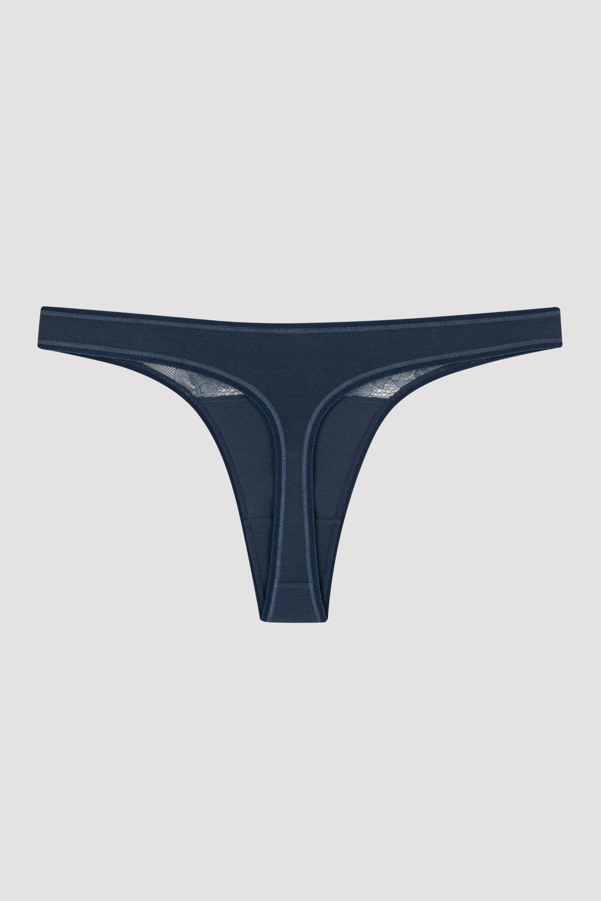 Penti-Blue Haze Lace részletes 3 részes tanga bugyi 6