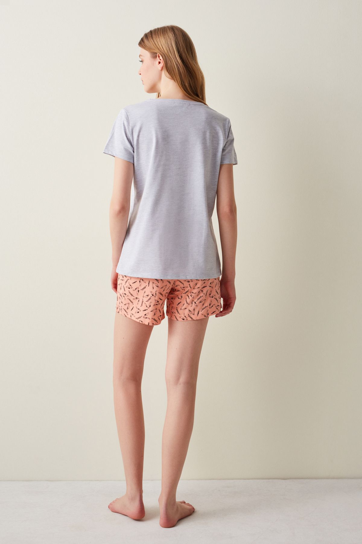Penti-Multicolored Lic Kind Tweety Shorts Pajama Set 5