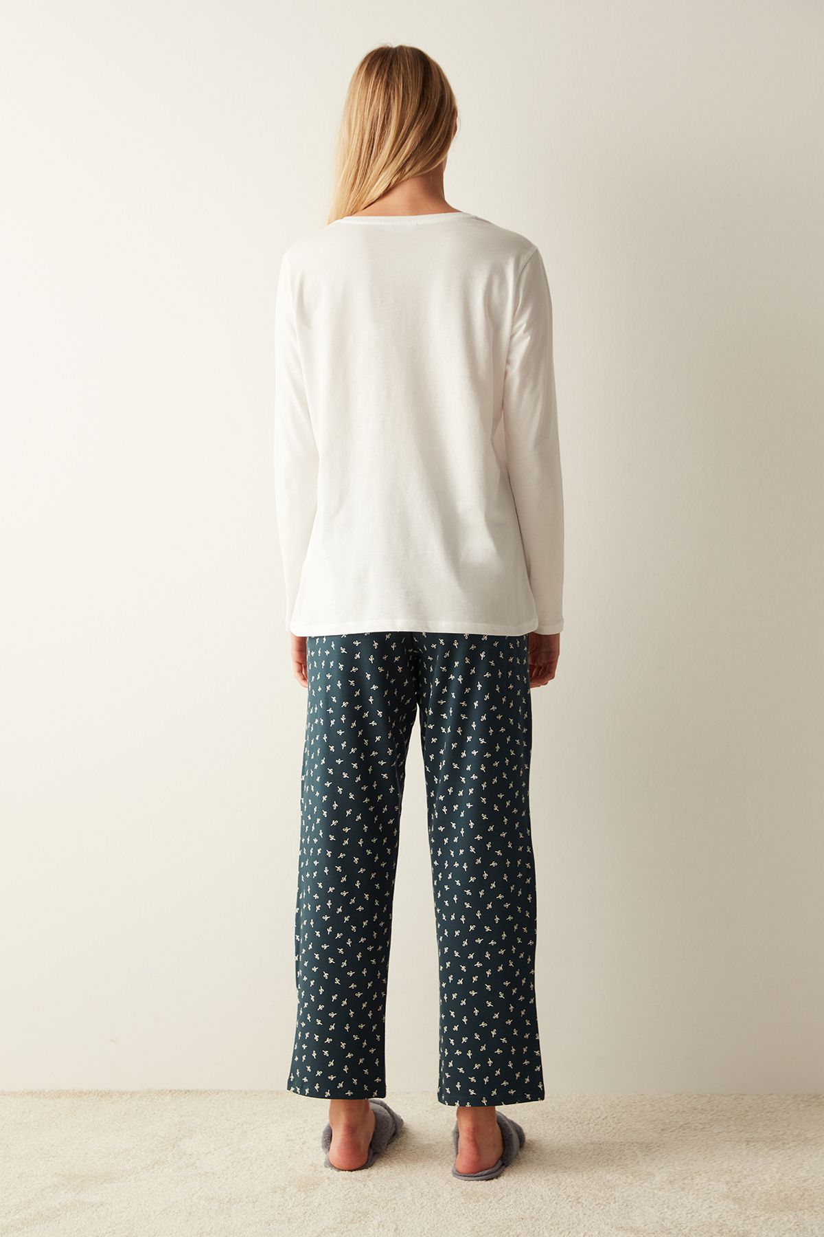 Penti-Activi-Tea Slogan Printed Pajama Set 6