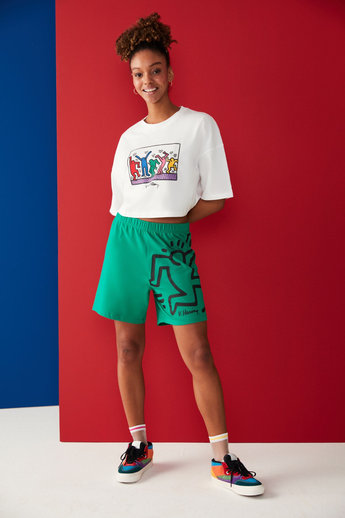 Penti-Happy Shorts Pajama Bottoms-Keith Haring Collection 5