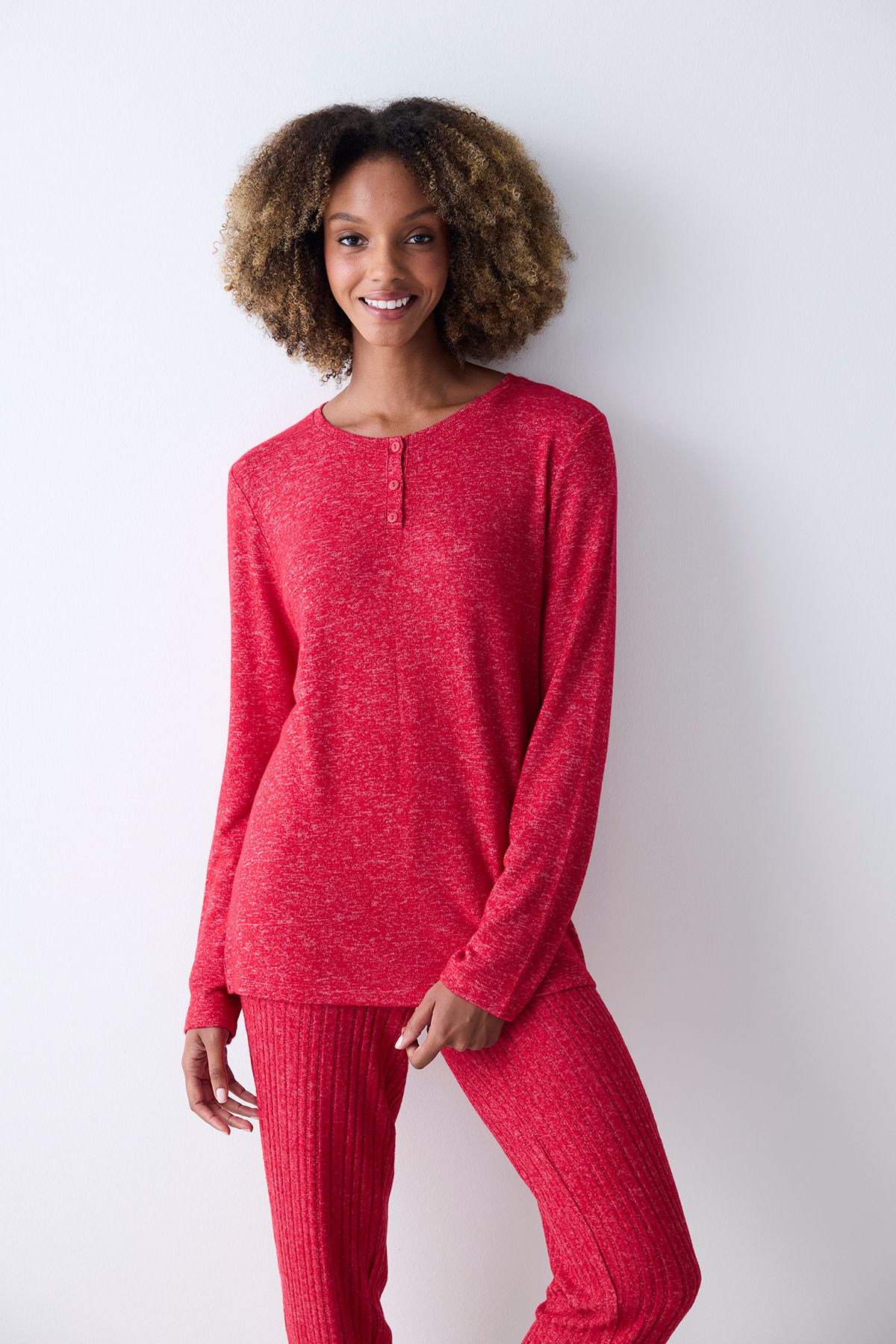 Penti-Súprava pyžama Bloom Soft Red Pants 3