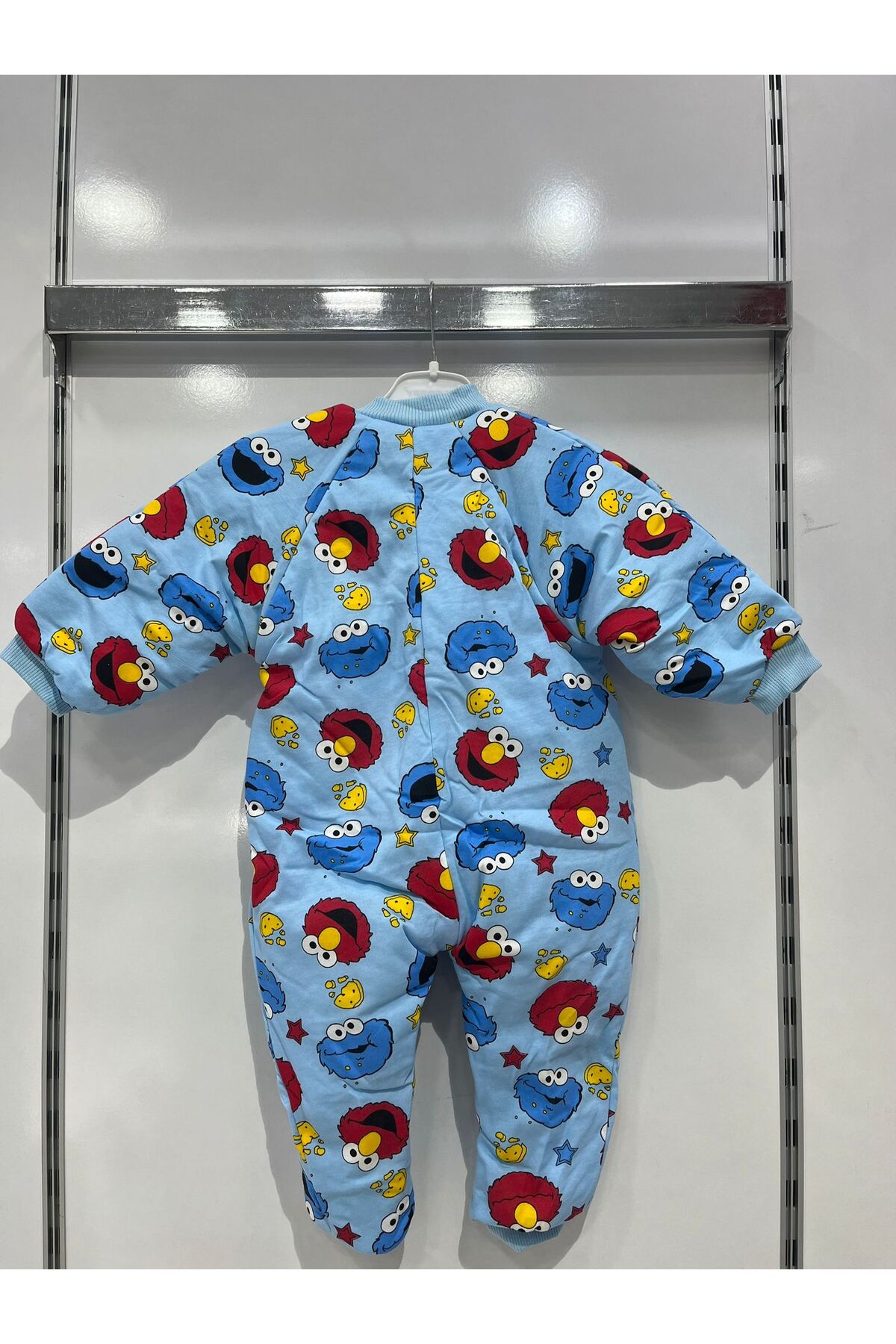 سرهمی دخترانه طرح دار آستین بلند | OZLMBSKVI - تصویر 7
