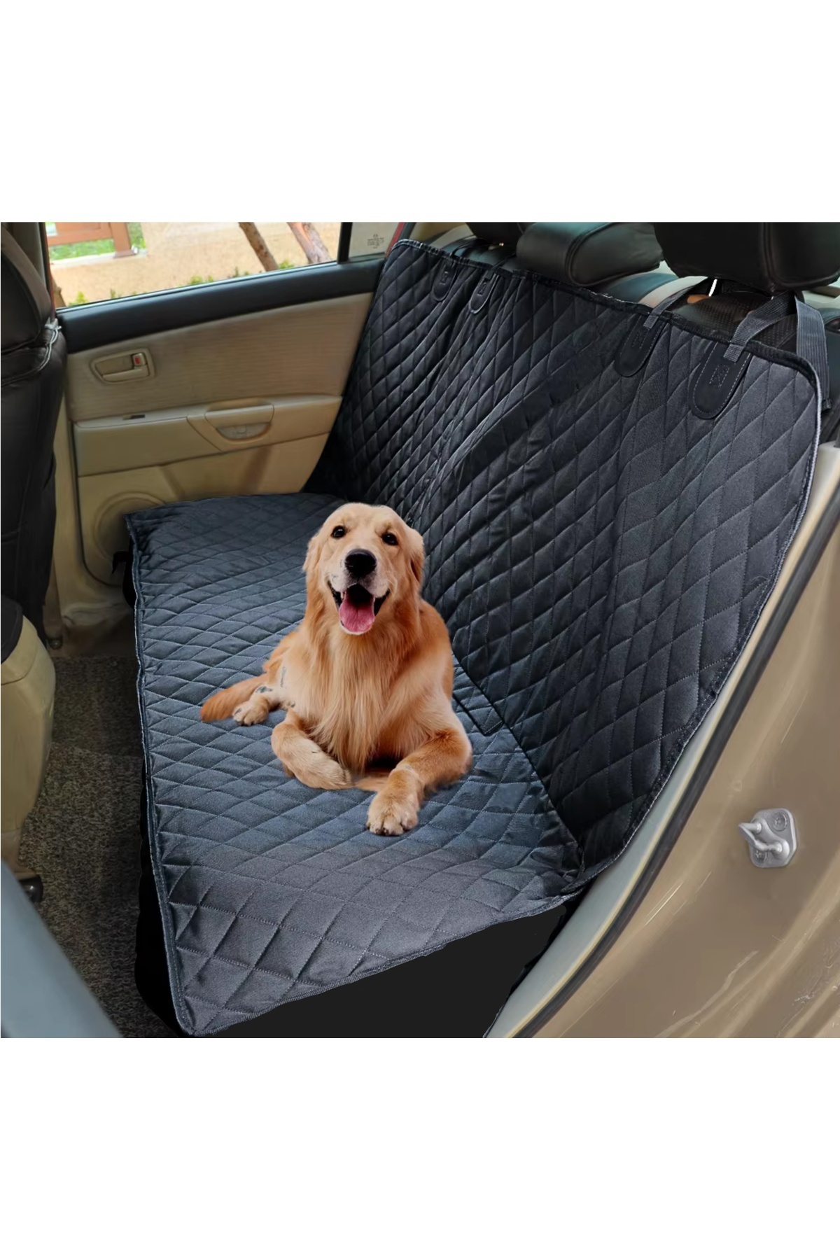 skyinn Oto Koltuk Koruyucu Örtü Evcil Hayvan Araç Örtüsü Oto Kedi Köpek Minderi Araç Köpek Yatağı fotoğrafı 4 (önizleme)