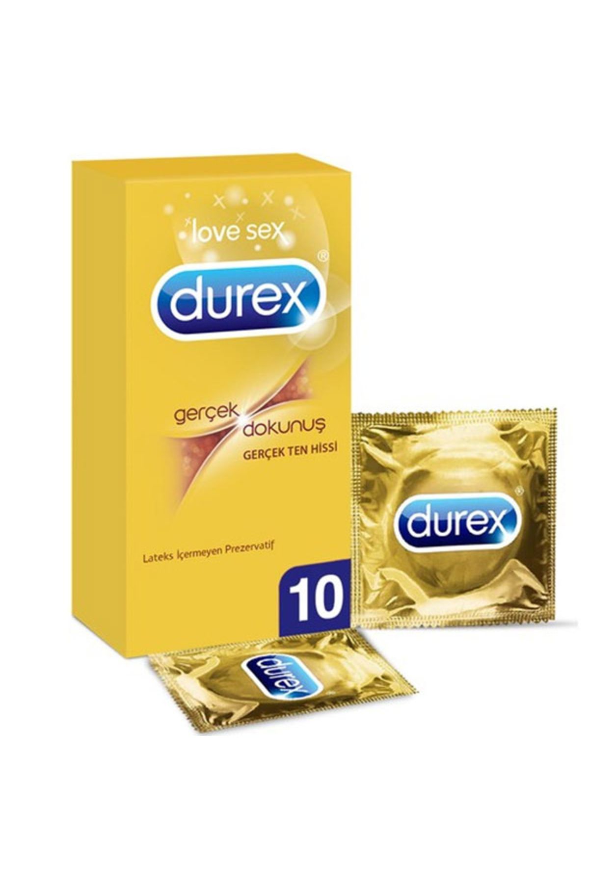 Durex Gerçek Dokunuş Ultra Kaygan Prezervatif 10 lu