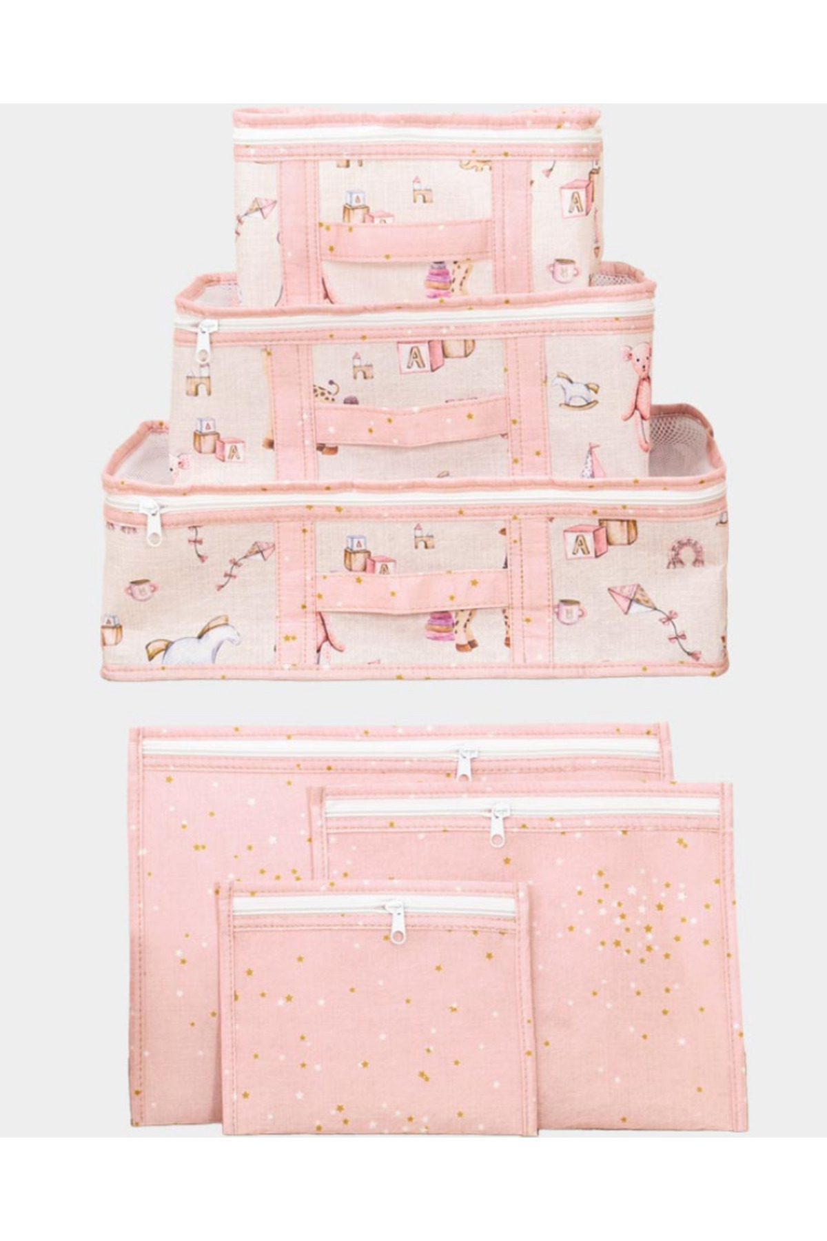 PONÇİK STORE Baby Doğum Çantası Çok Kullanışlı Düzenleyici Set 8 Parça (Valiz Organizer-Alt Bakım Set ve Çanta) fotoğrafı 2 (önizleme)