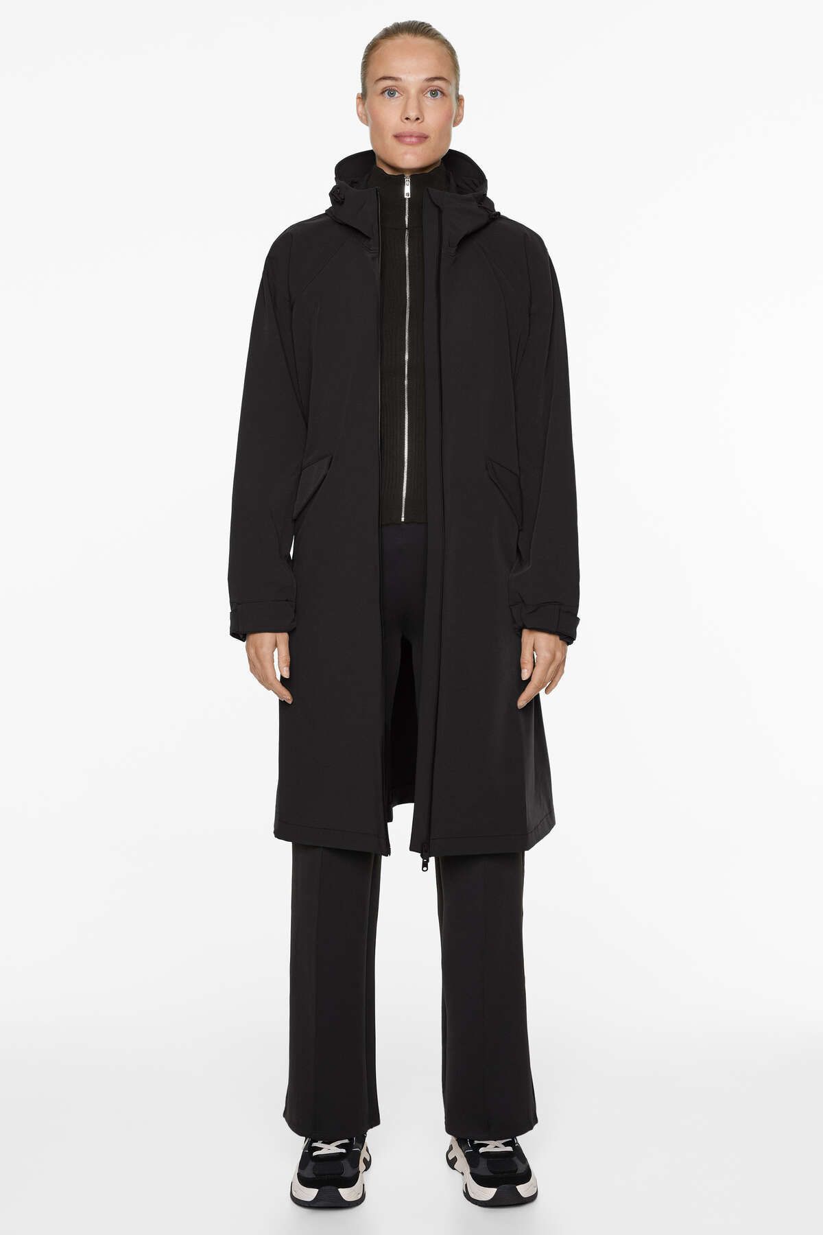 Oysho-Long 5k water-resistant jacket 1