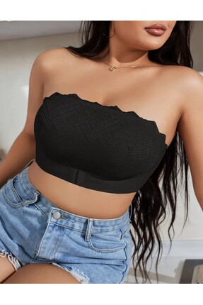 SS HOME CONCEPT Büyük Beden Önden Kapamalı Straplez Sütyen