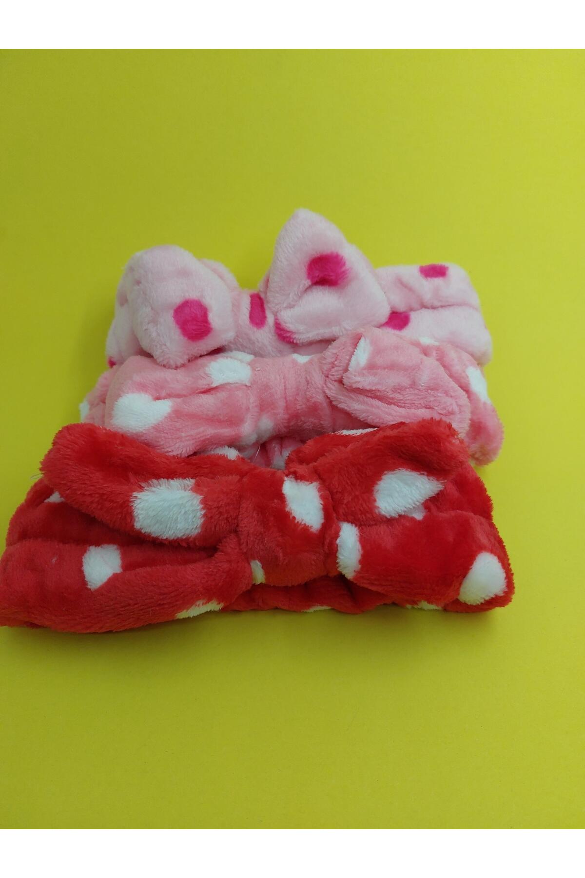 Peluş Saç Bandı - Pembe