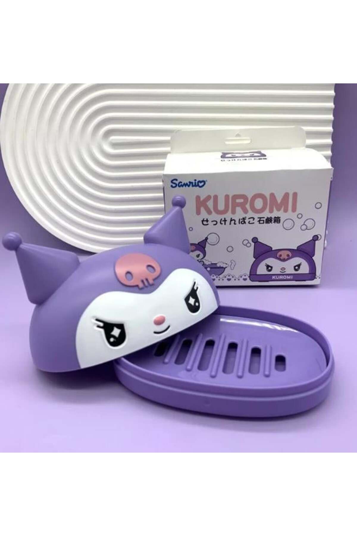 Piraye Gift-Sanrio Kuromi Soap Dispenser Purple 3