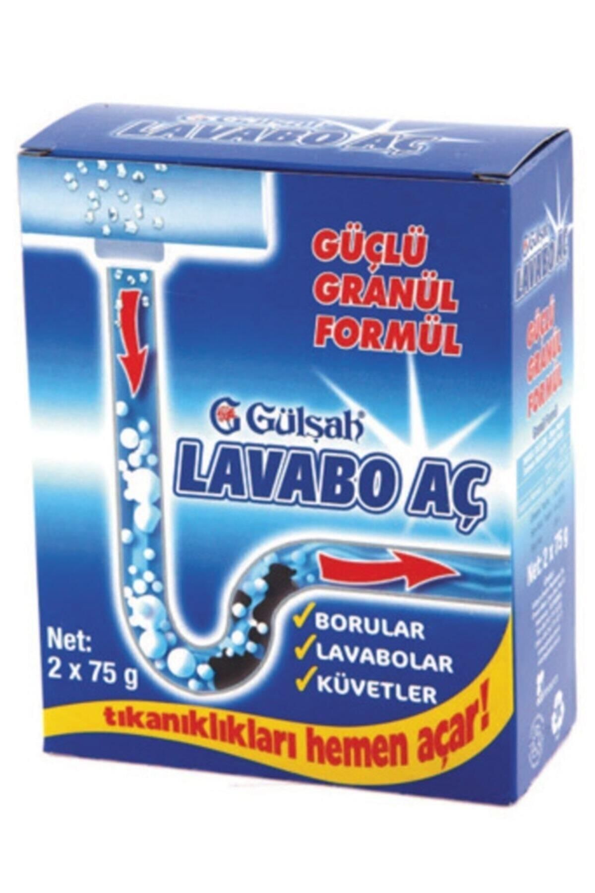 Gülşah Lavabo Açıcı Granül Ikili 2 X 75 Gr.