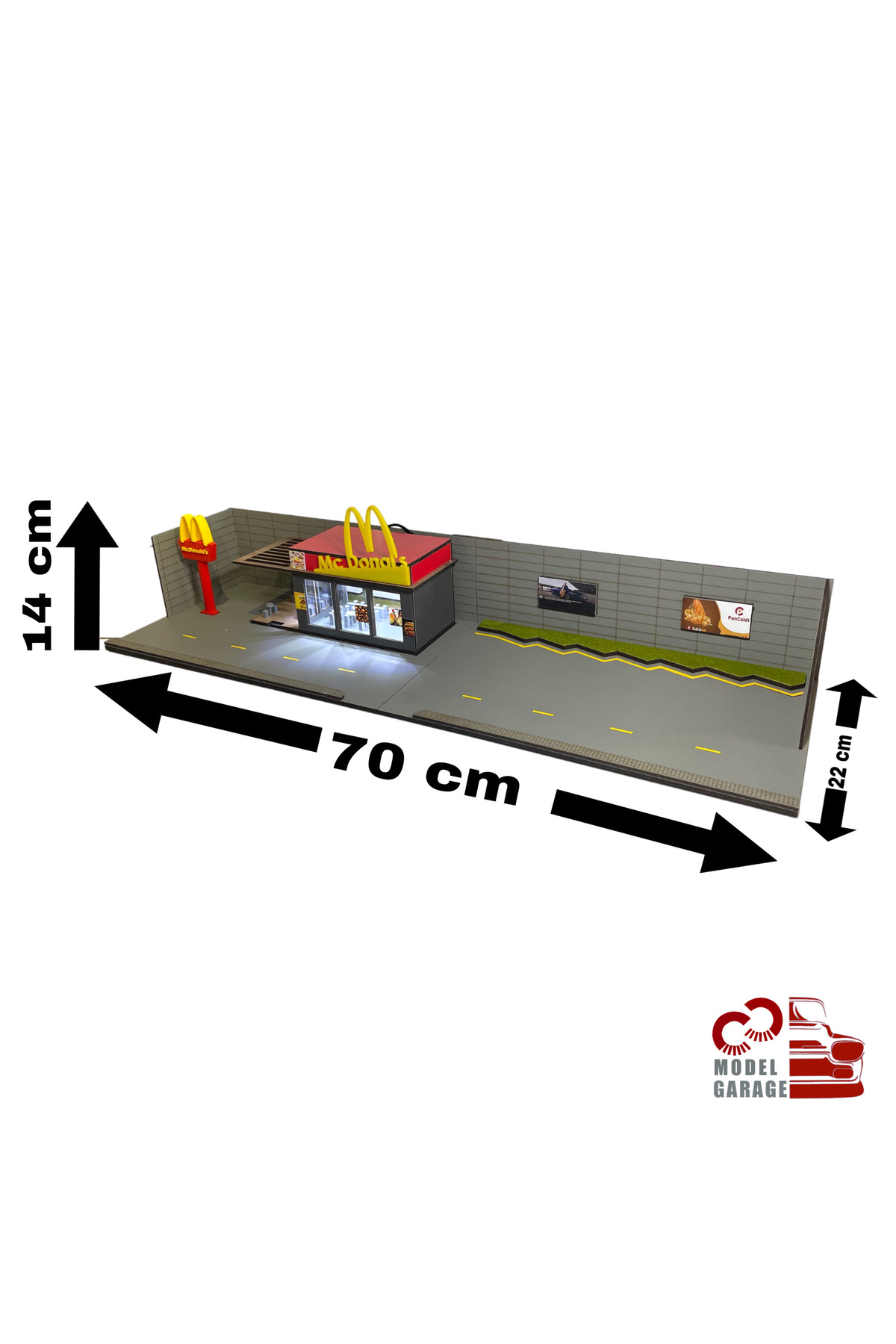 ミニカー American Diorama 1:24 Burger Stand Diora American Diorama