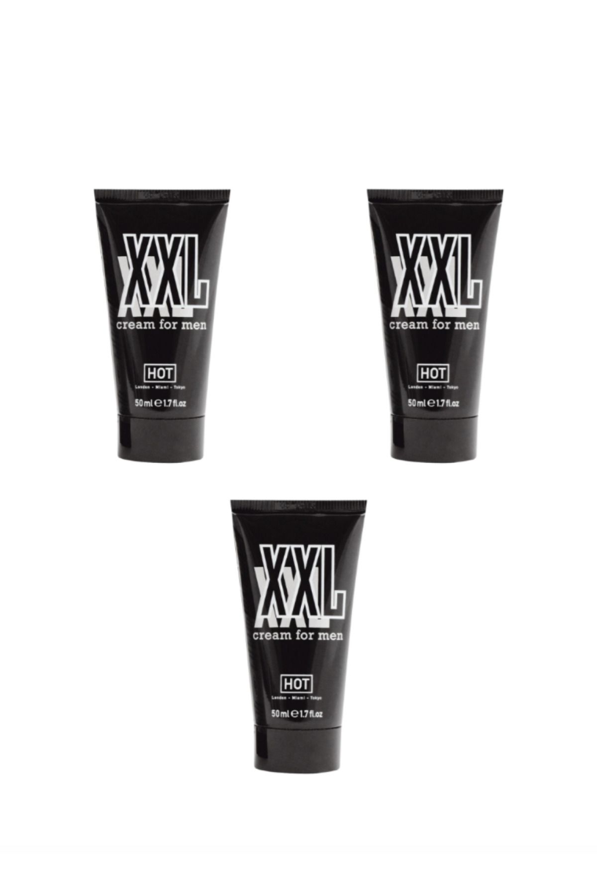 Hot Xxl Hızlı Büyütme Kremi 50ml 3 Adet / Xxl Fast Men's Enlarger Cream 50ml 3 Pieces