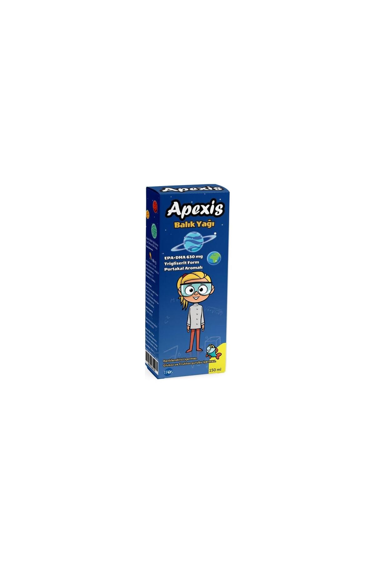 Apexis Balık Yağı Şurubu 150ml Portakallı Trigliserit Form Epa Dha 630 Mg