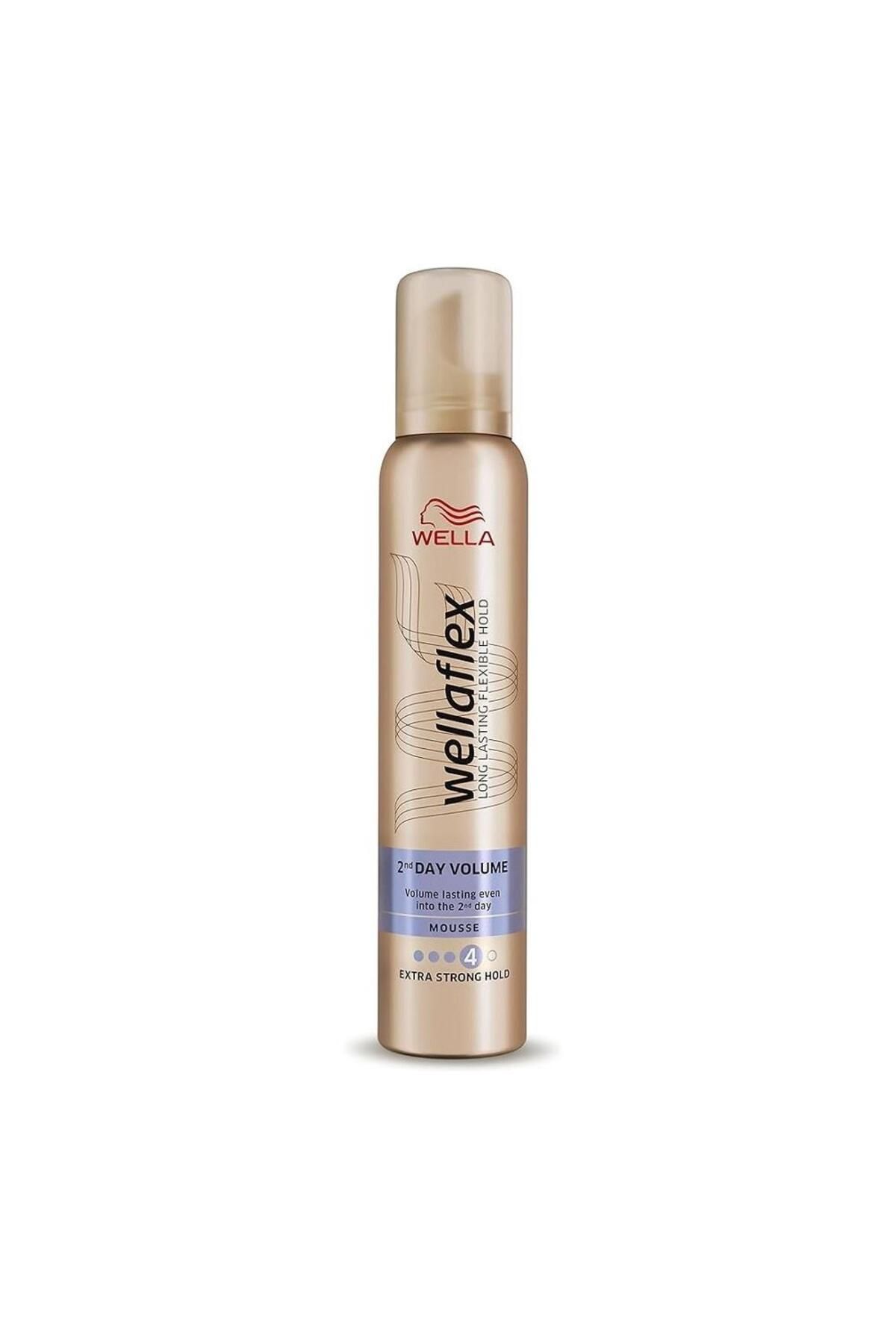 Wella Wellaflex 2 Days Volume 2 Gün Boyu Hacim Veren Saç Köpüğü Extra Strong Hold - 200 ml