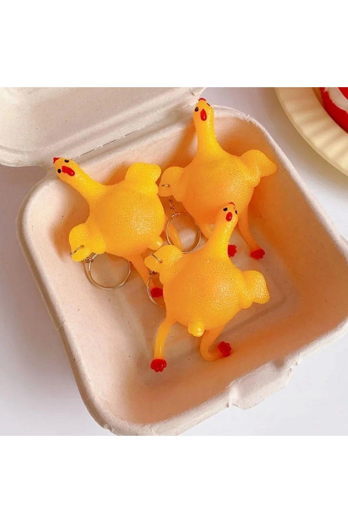 Epilons-Egg Laying Fun Chicken Keychain 3