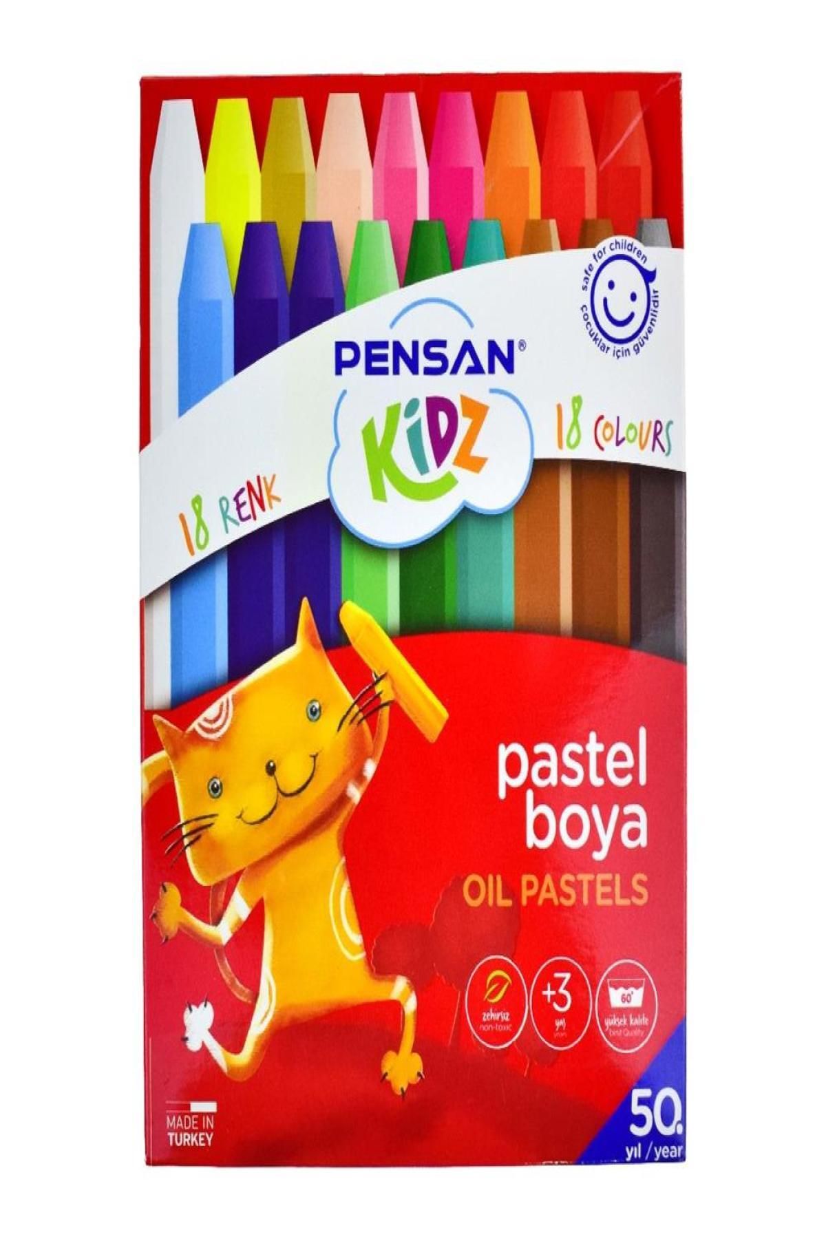 pazarella Kidz Pastel Boya 18 Renk 98061