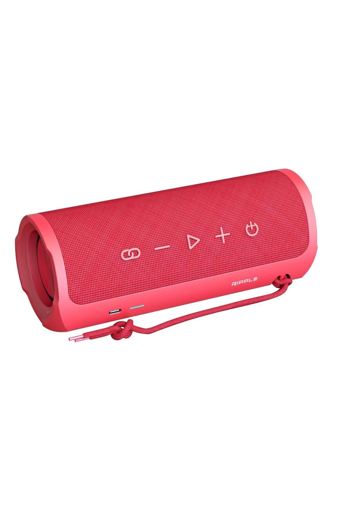 HiFuture-Red Ripple Bt 5.3 30W Ipx7 Portable Stereo Bluetooth Speaker 4