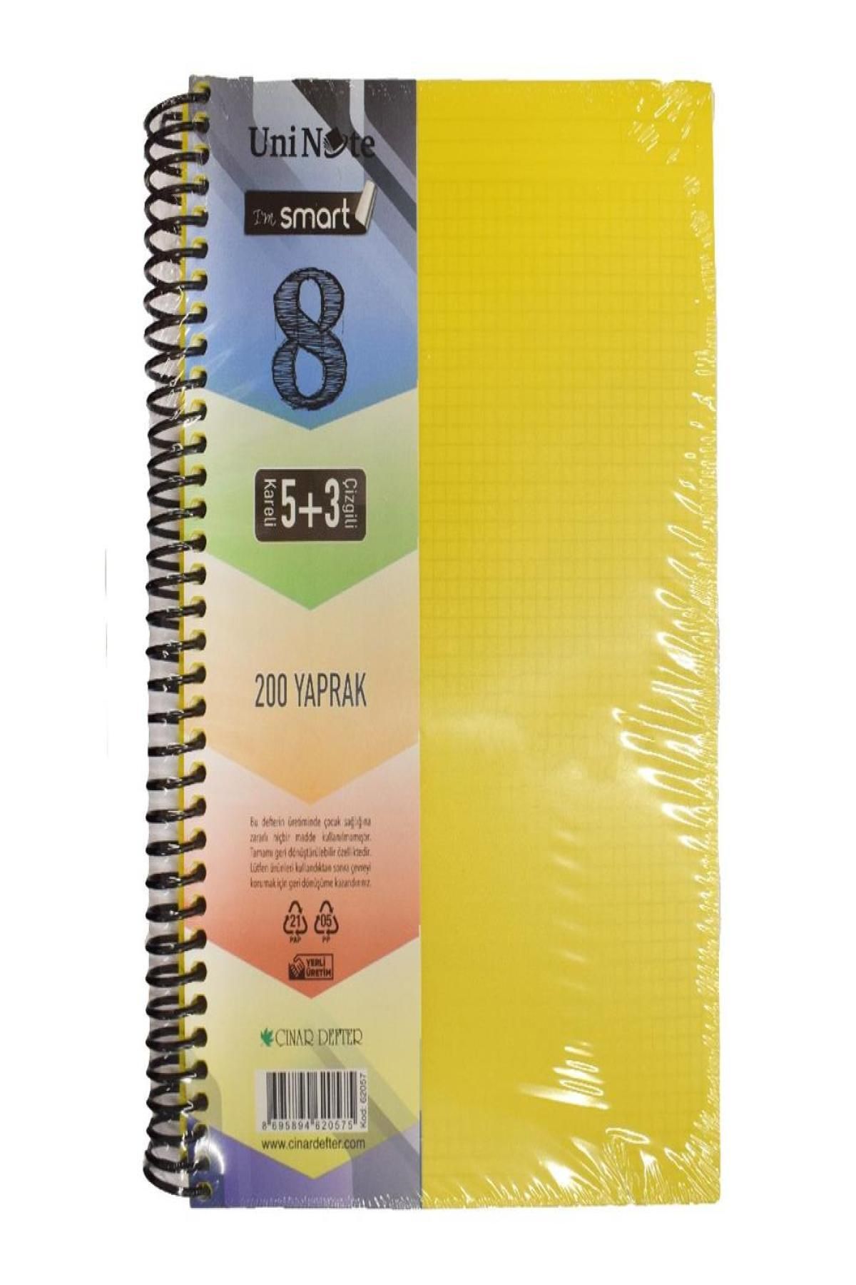 MMB Boutique I M Smart 200 Yp. A4 Ayraçlı Defter 5+3 62057