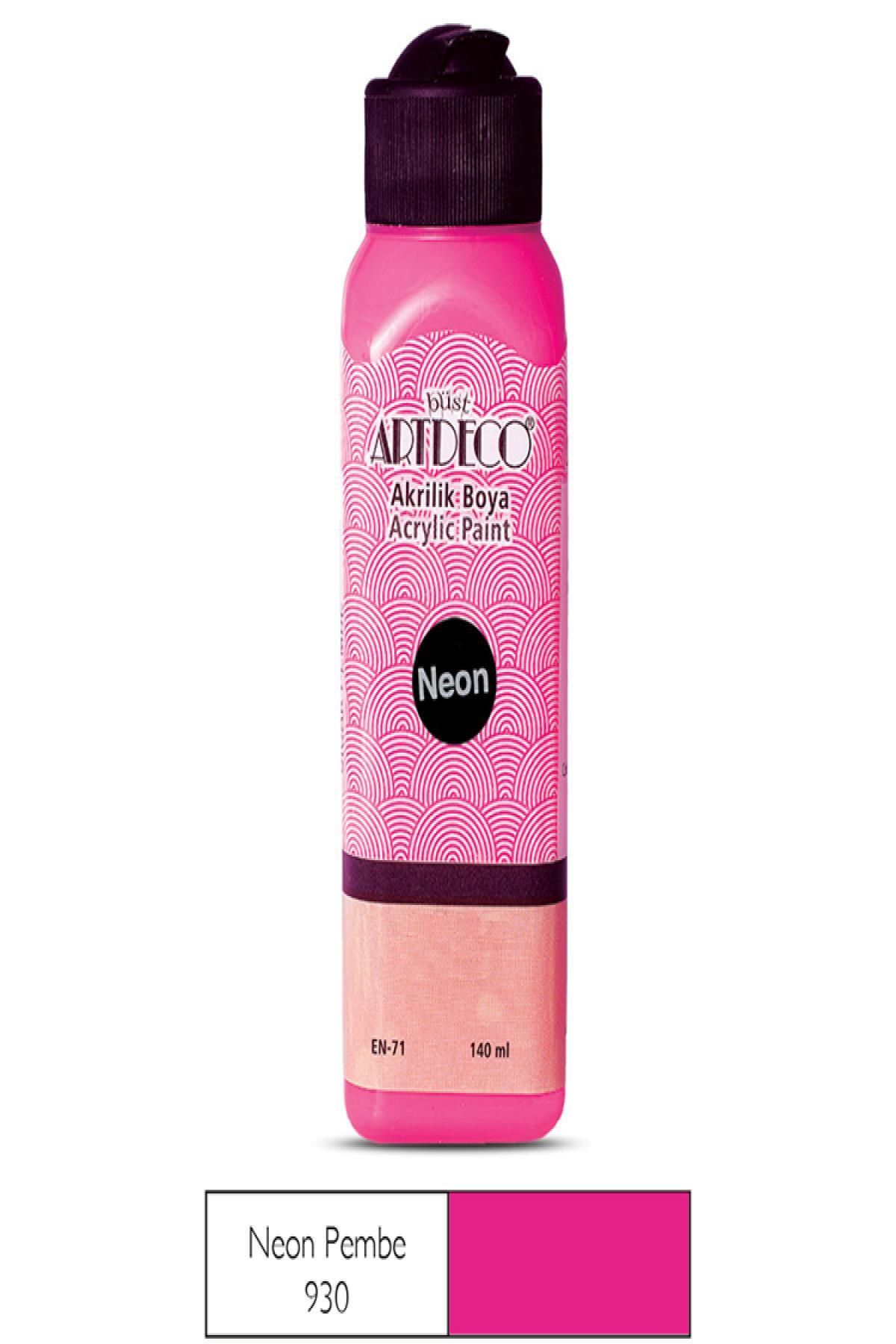 Nextpage Artdeco Neon Akrilik Boya 140 Ml Neon Pembe 070R 930