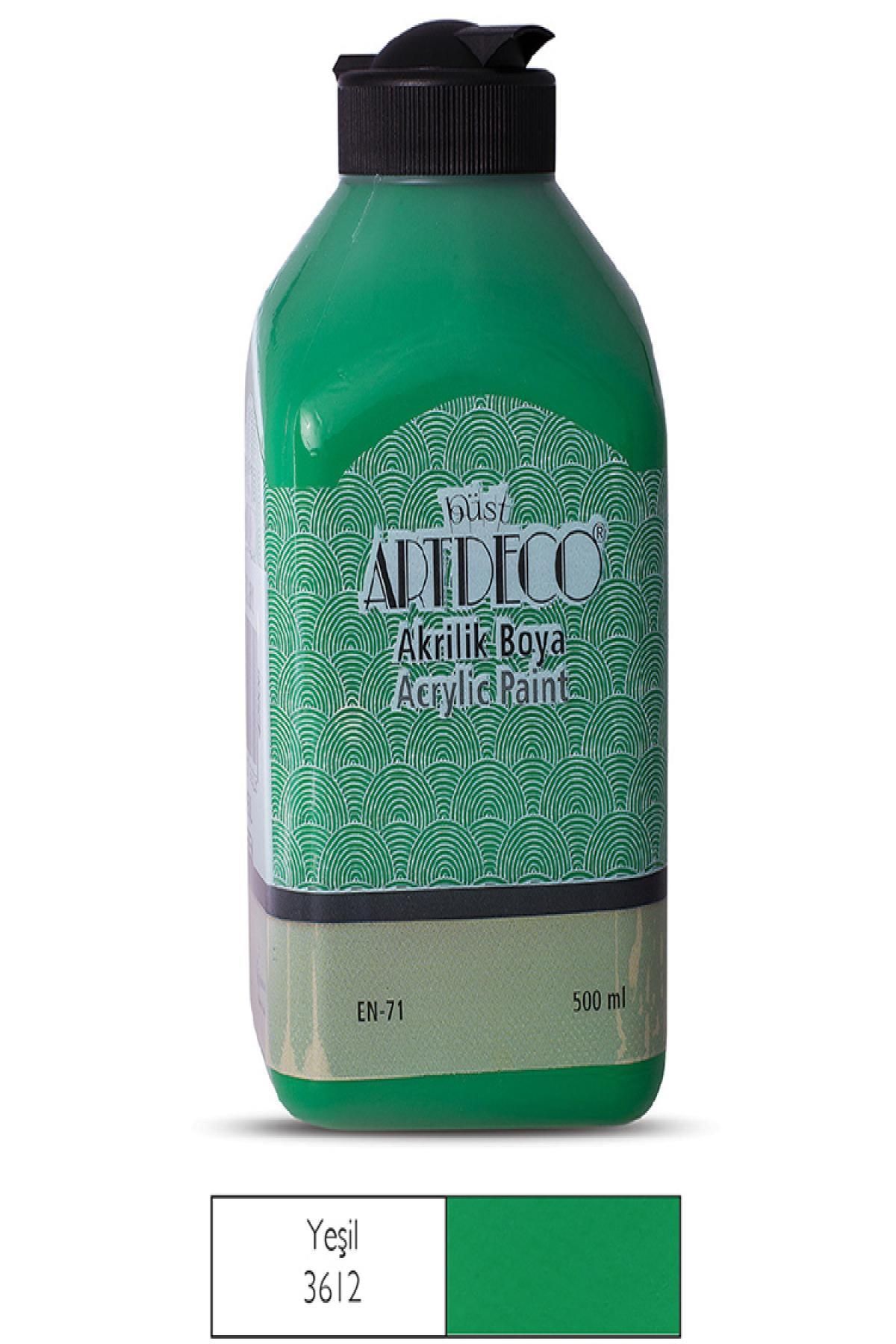 Nextpage Artdeco Akrilik Boya 500 Ml Yeşil Y 070L 3612