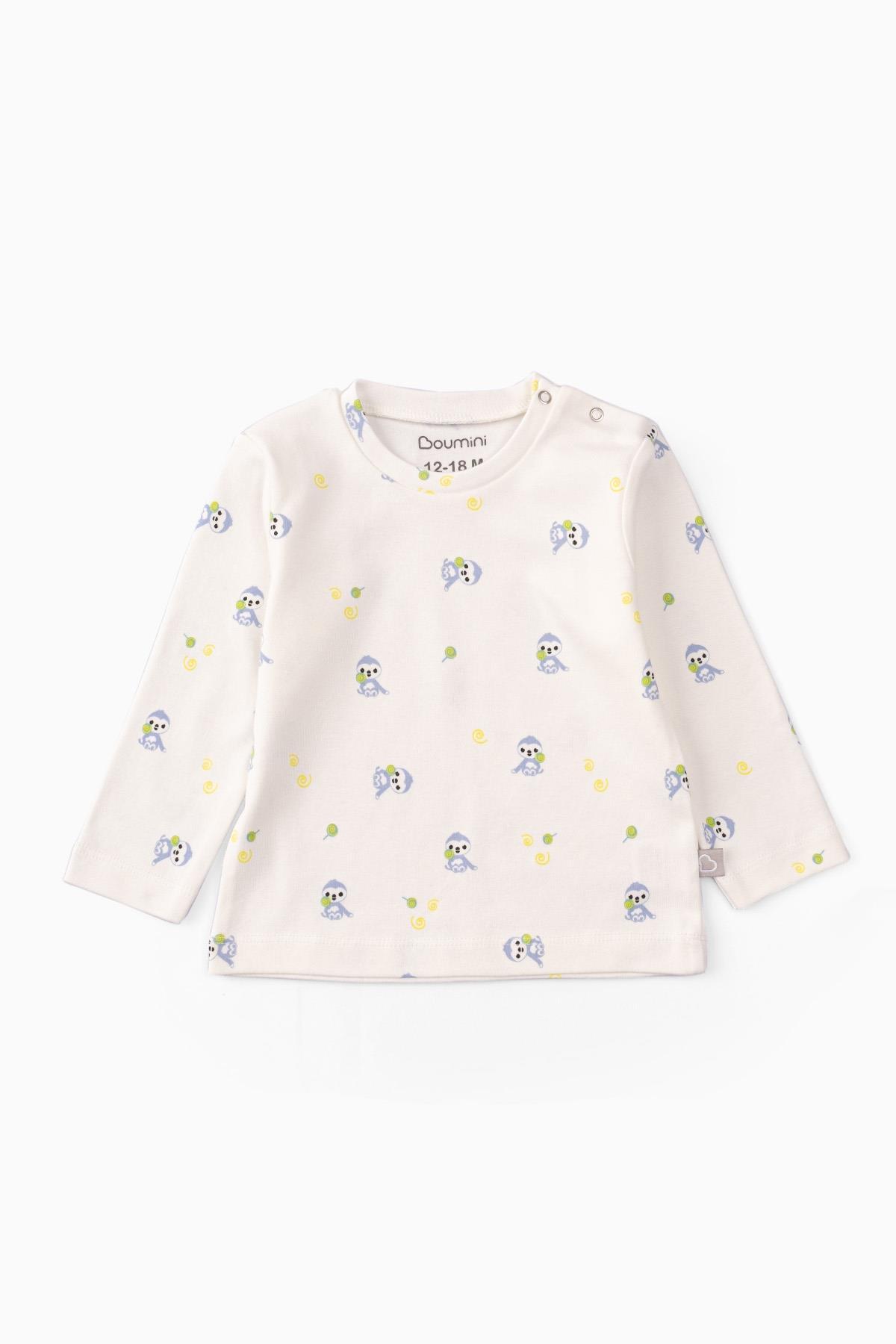 Boumini Bebek ve Çocuk Pijama Takımı Mavi Miskin fotoğrafı 3 (önizleme)