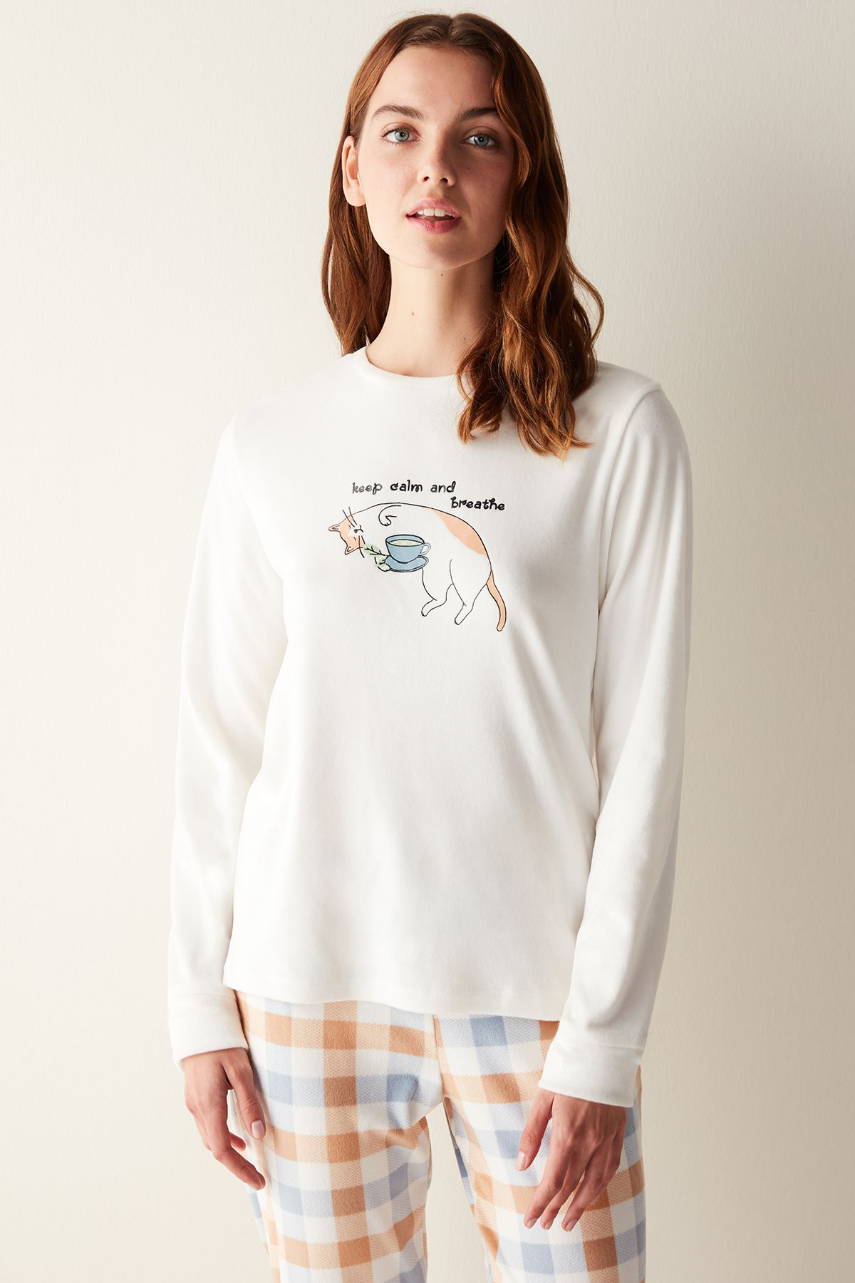Penti-Set de pijamale Keep Calm Fuzzy 3