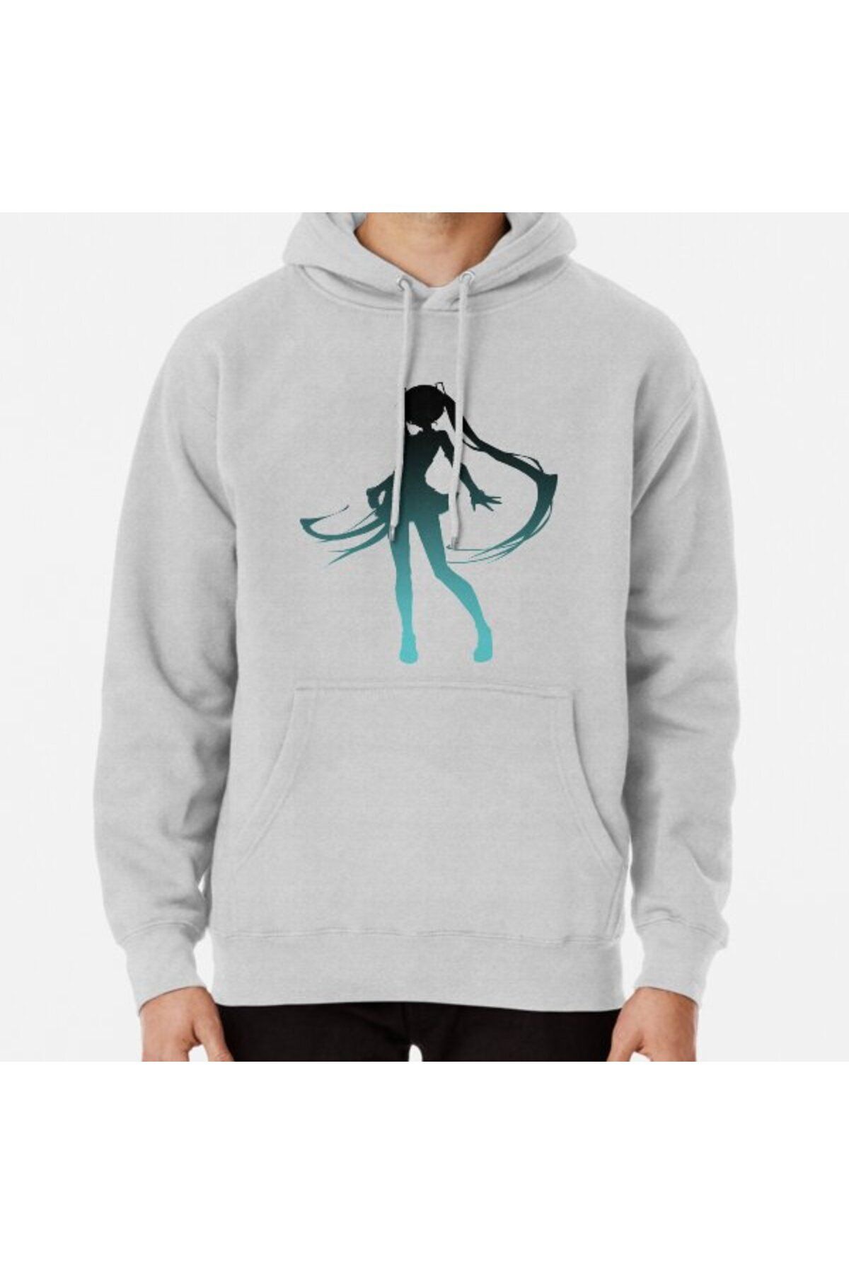exans moda-Hatsune Miku V4 Shadow Art (V1) Printed Sweatshirt 1
