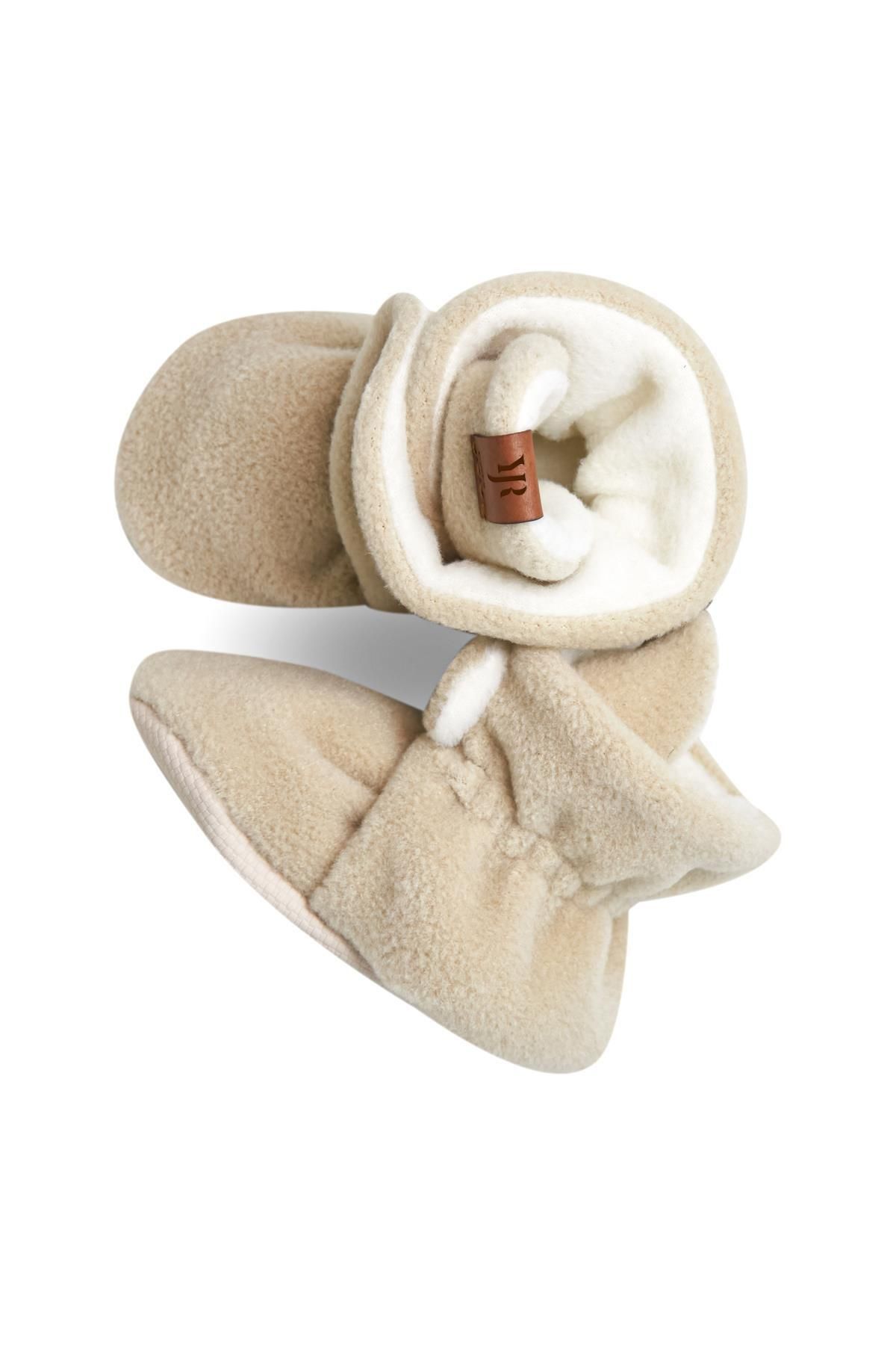 Caluu Baby-Non-Slip Sole, Baby Slippers, First Step Home Booties, Anti-Sweat, Anti-Pilling Fleece 5