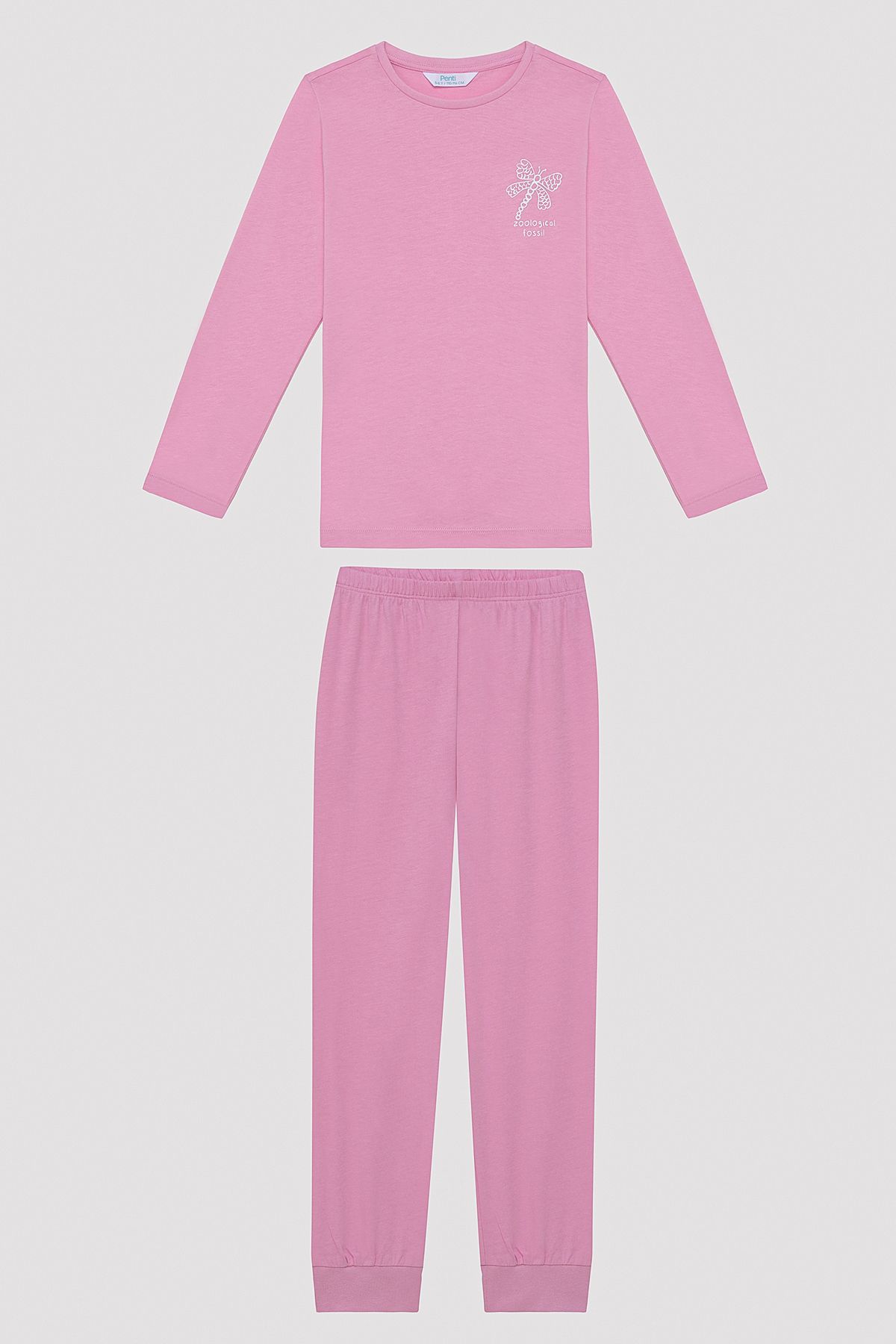 Penti-Set de pijamale multicolore 2 piese Fossil pentru fete 2