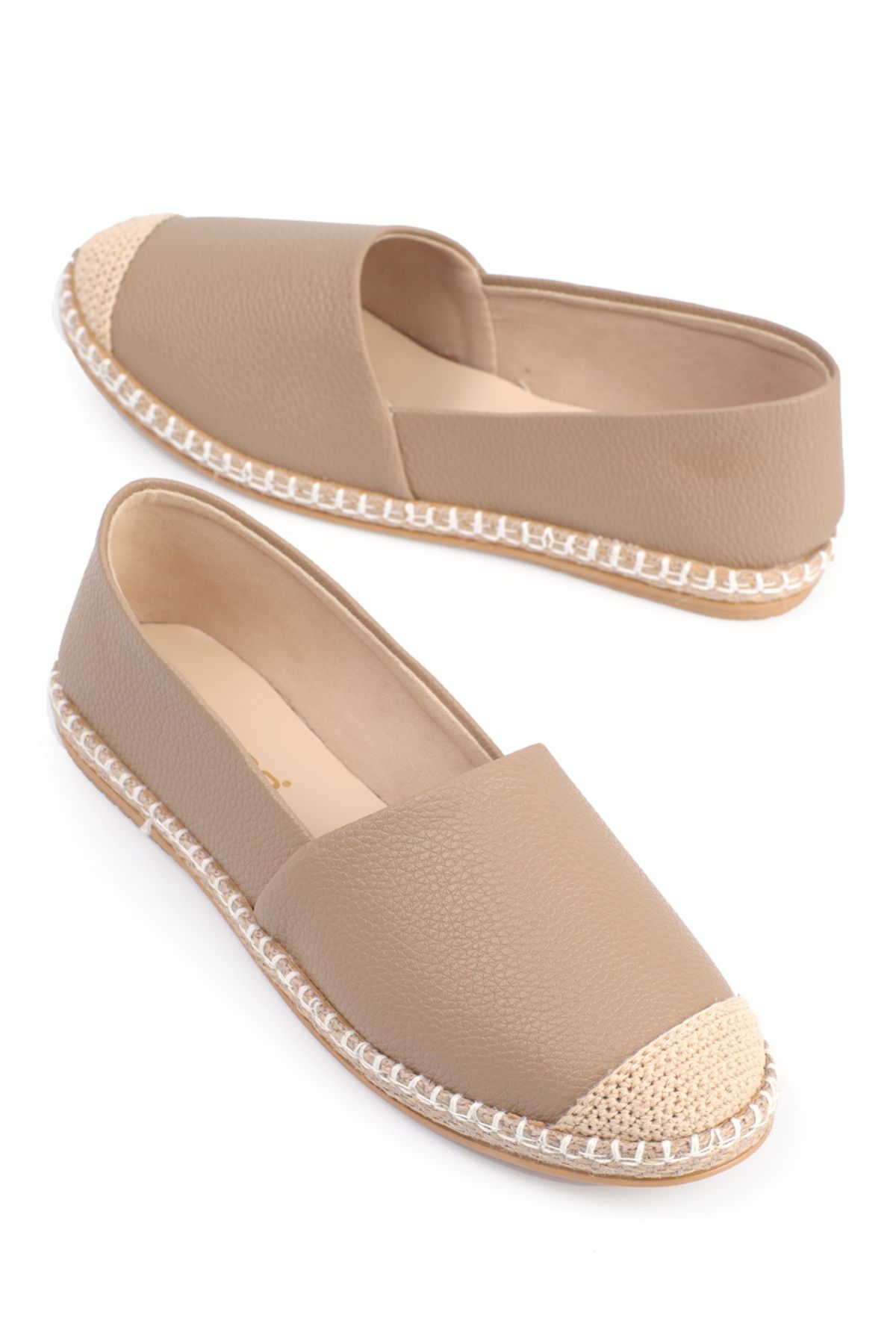 اسپادریل نود زنانه Pasarella Skin Espadril اورجینال Capone Outfitters