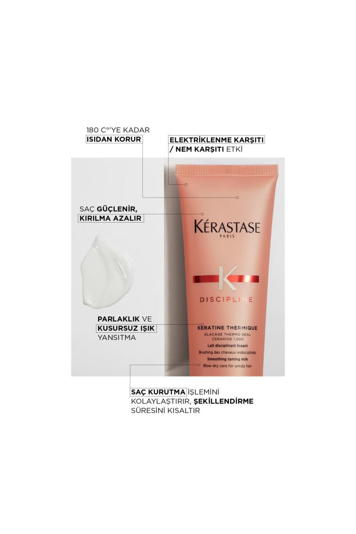 Kerastase Discipline Kératine Thermique Elektriklenme Karşıtı Şekillendirici Saç Bakım Kremi 150 ml-2