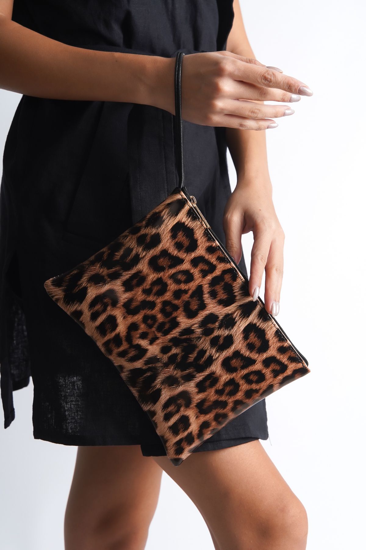 Capone Outfitters Torebka Paris Patent Leather Leopard Mini Kobieta - Standard