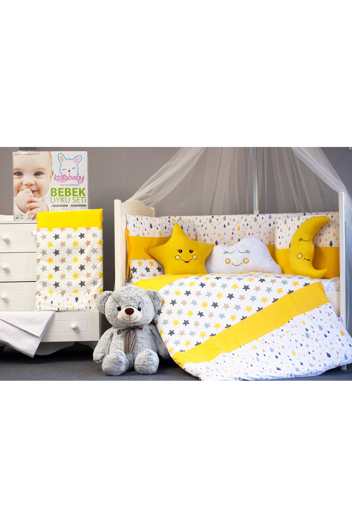 Kista Baby Damla Bebek Uyku Seti (60x120)