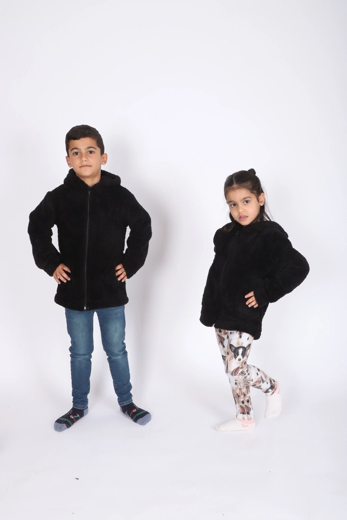Lavin-سترة ويلسوفت بغطاء للرأس للفتيات والفتيان 2